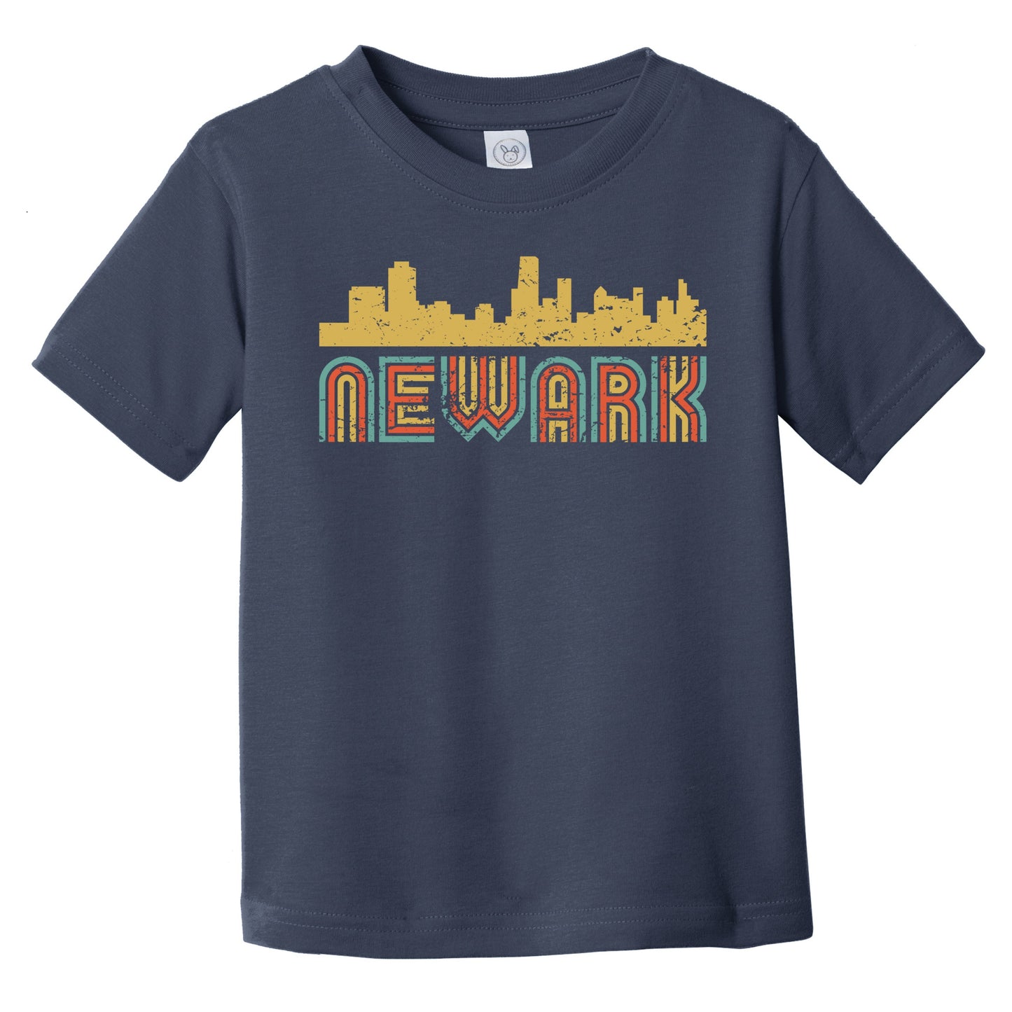 Retro Newark New Jersey Skyline Infant / Toddler T-Shirt