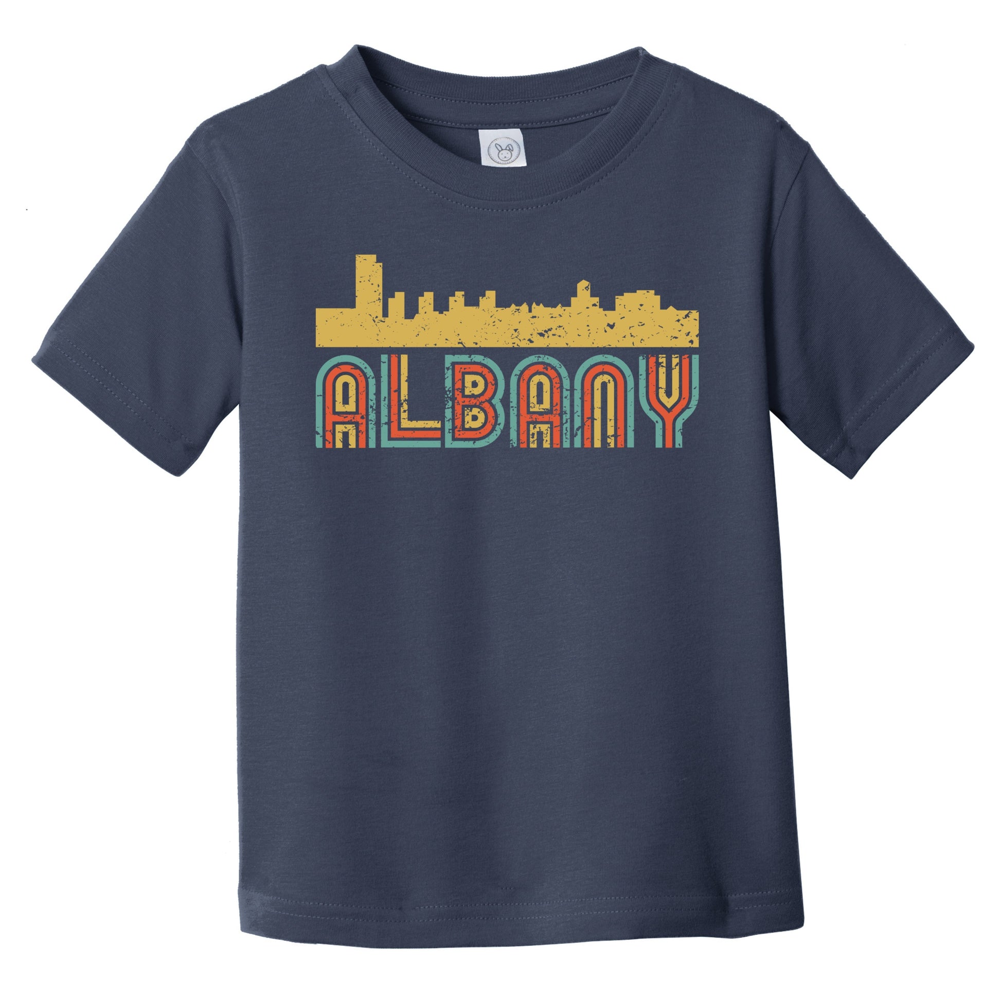 Retro Albany New York Skyline Infant / Toddler T-Shirt