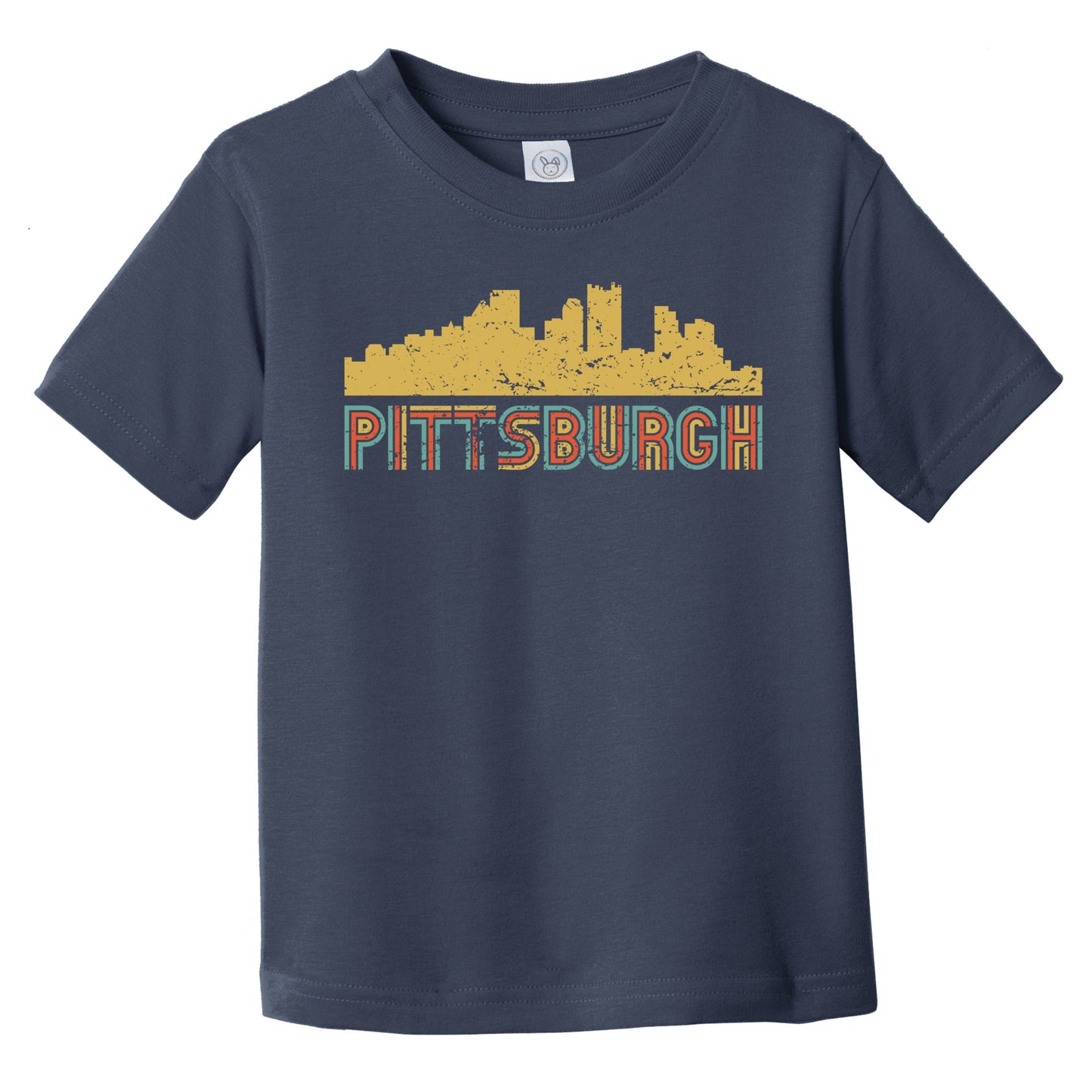 Retro Pittsburgh Pennsylvania Skyline Infant / Toddler T-Shirt