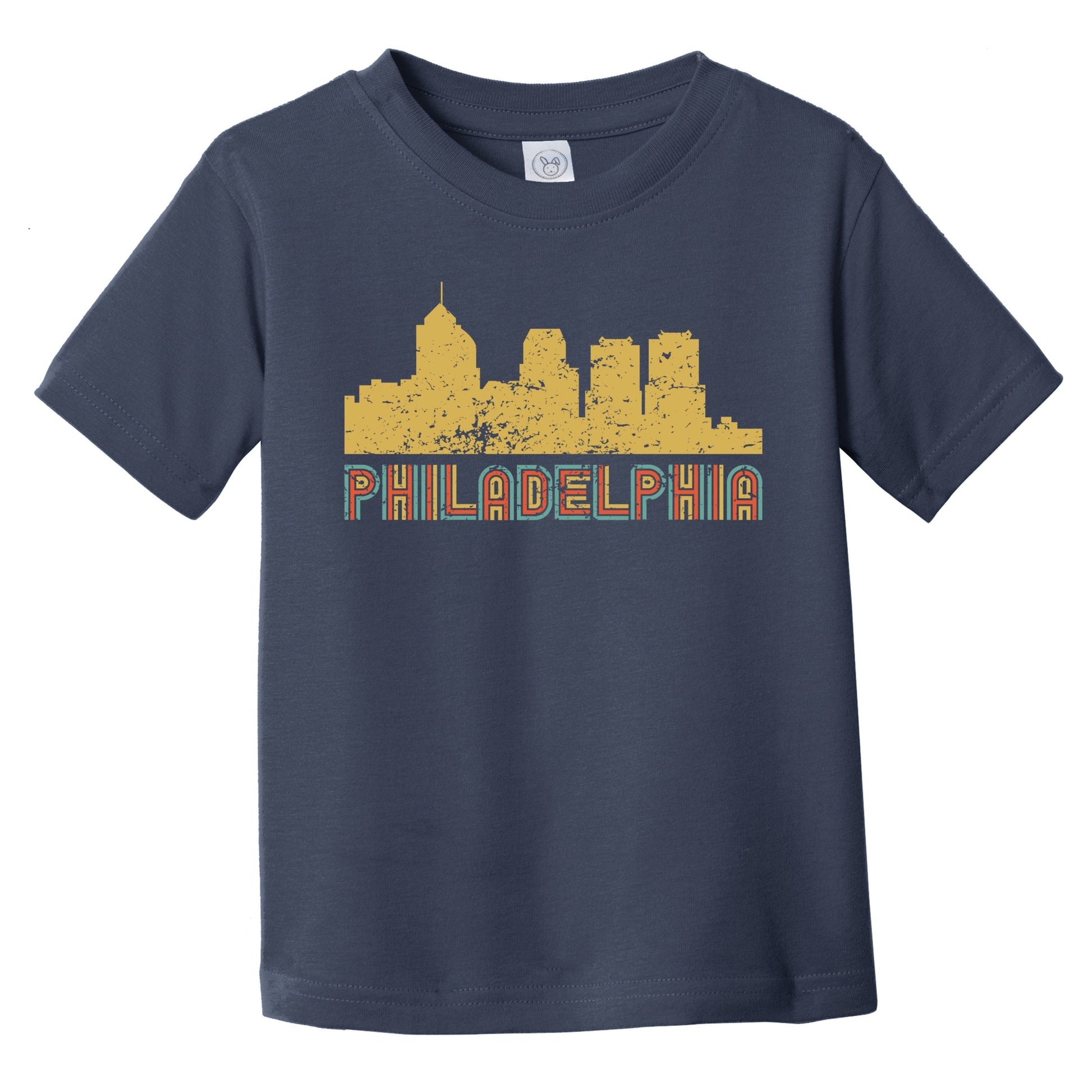 Retro Philadelphia Pennsylvania Skyline Infant / Toddler T-Shirt