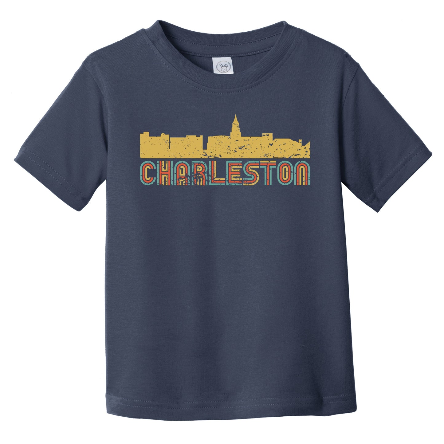 Retro Charleston South Carolina Skyline Infant / Toddler T-Shirt