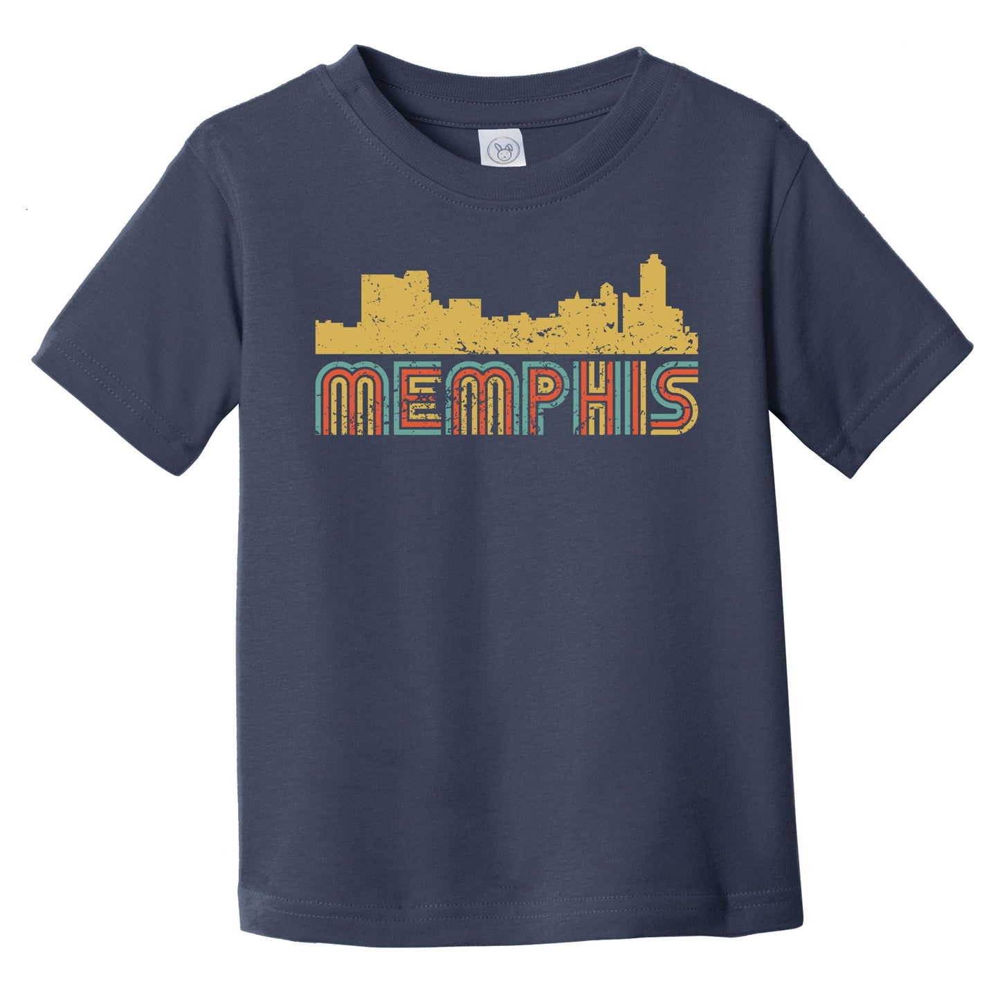 Retro Memphis Tennessee Skyline Infant / Toddler T-Shirt
