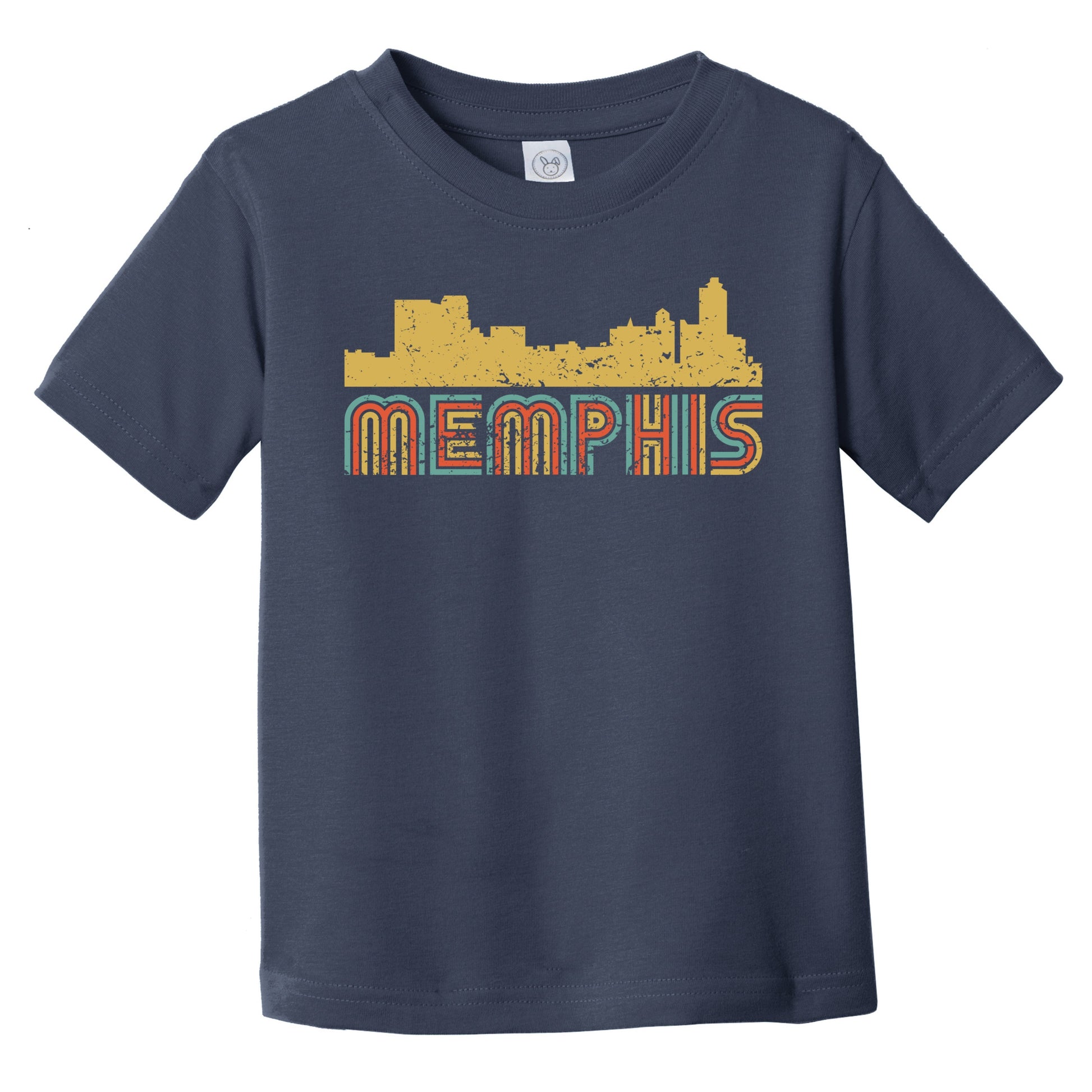 Retro Memphis Tennessee Skyline Infant / Toddler T-Shirt