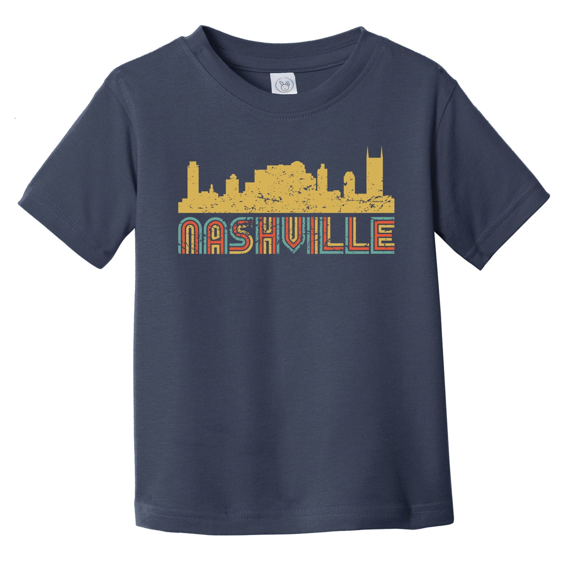 Retro Nashville Tennessee Skyline Infant / Toddler T-Shirt