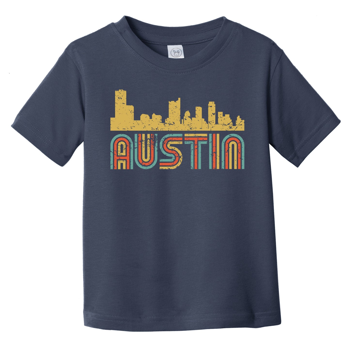 Retro Austin Texas Skyline Infant / Toddler T-Shirt