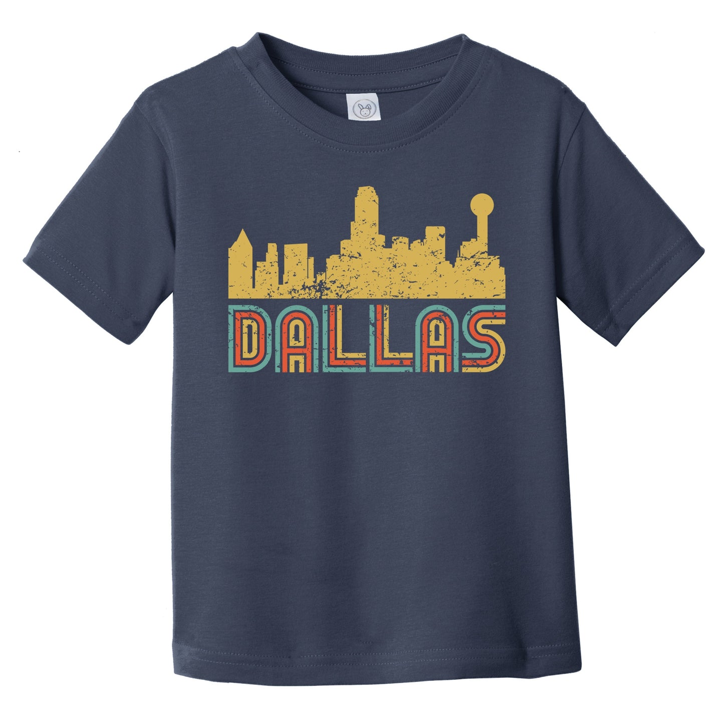 Retro Dallas Texas Skyline Infant / Toddler T-Shirt