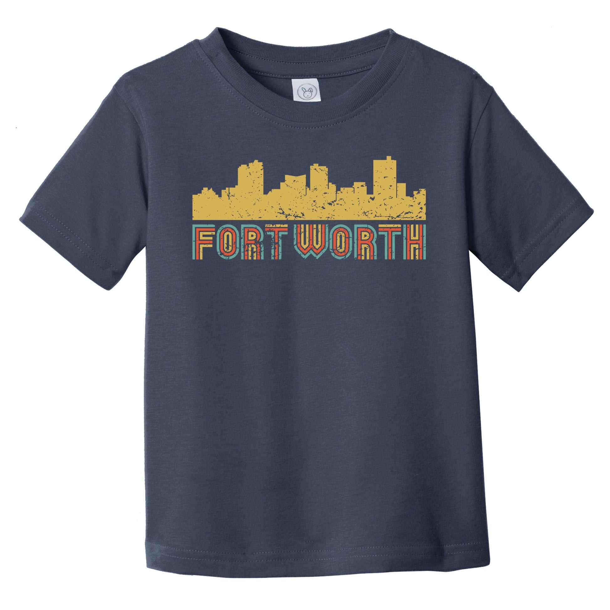 Retro Fort Worth Texas Skyline Infant / Toddler T-Shirt