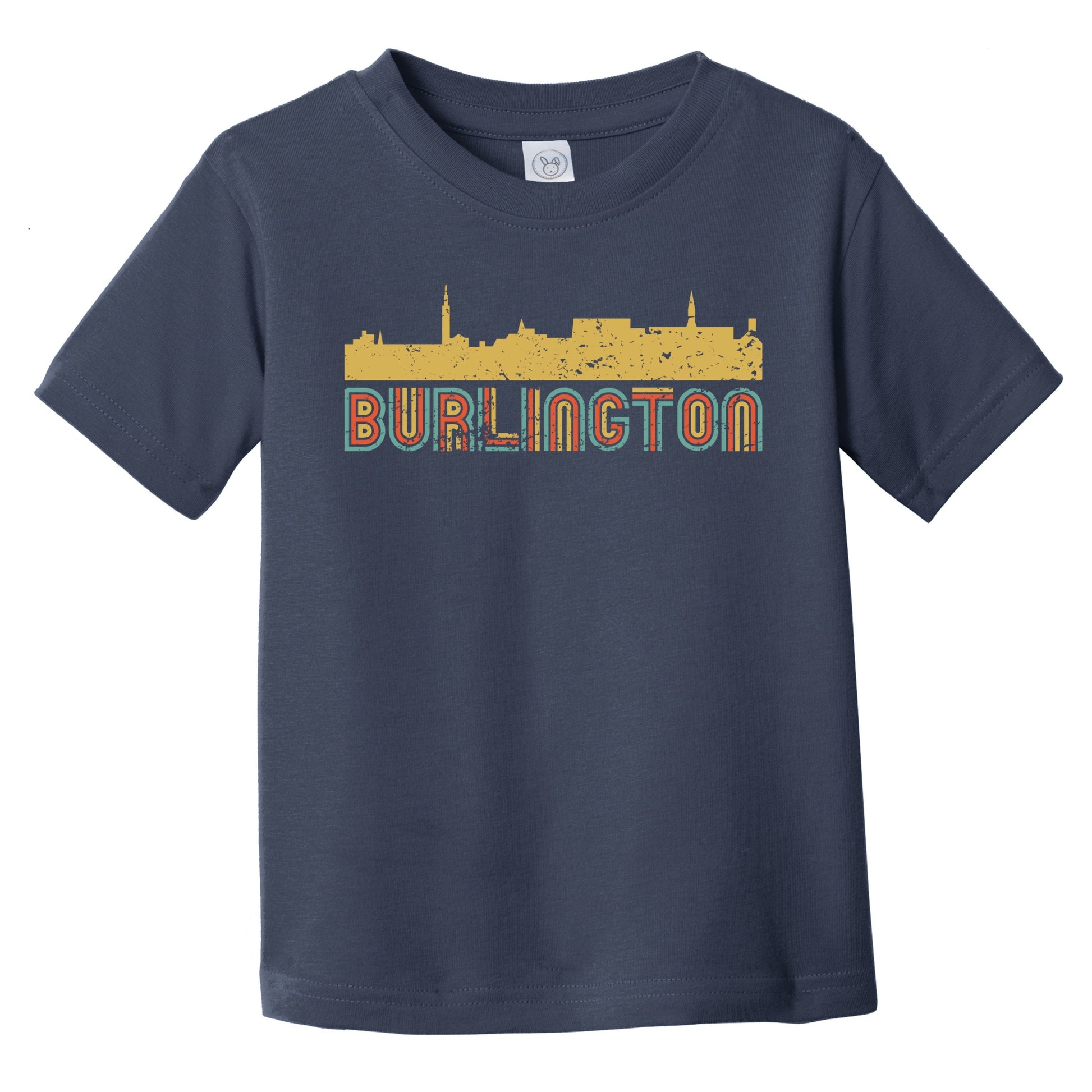 Retro Burlington Vermont Skyline Infant / Toddler T-Shirt