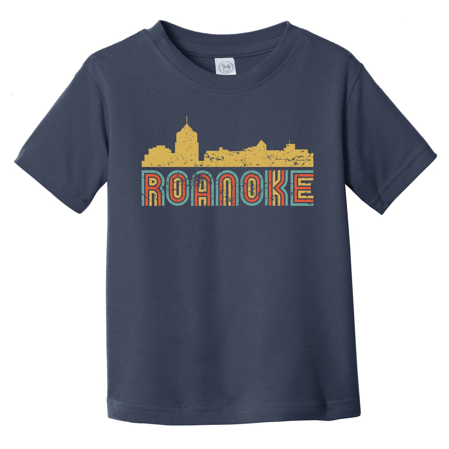 Retro Roanoke Virginia Skyline Infant / Toddler T-Shirt