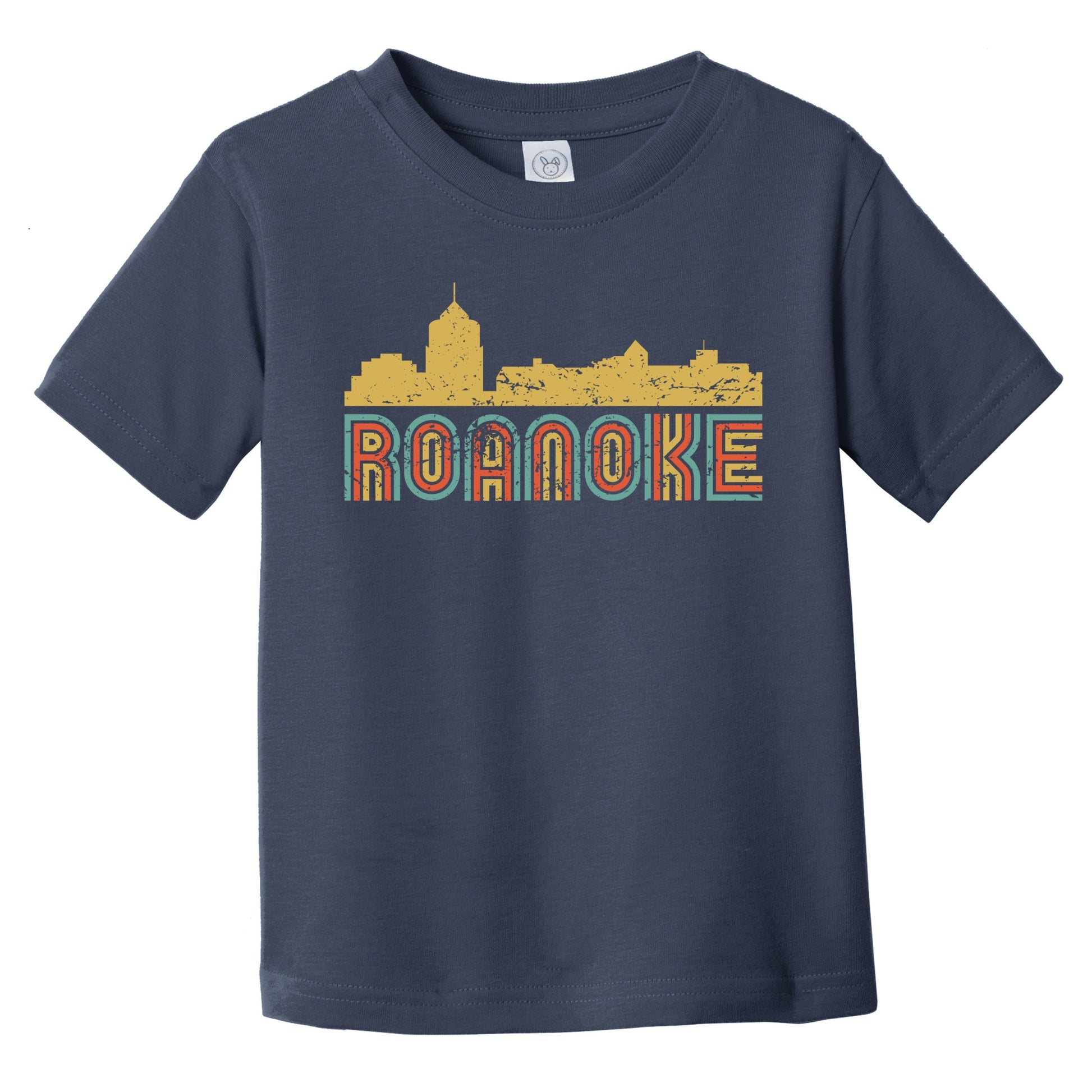 Retro Roanoke Virginia Skyline Infant / Toddler T-Shirt