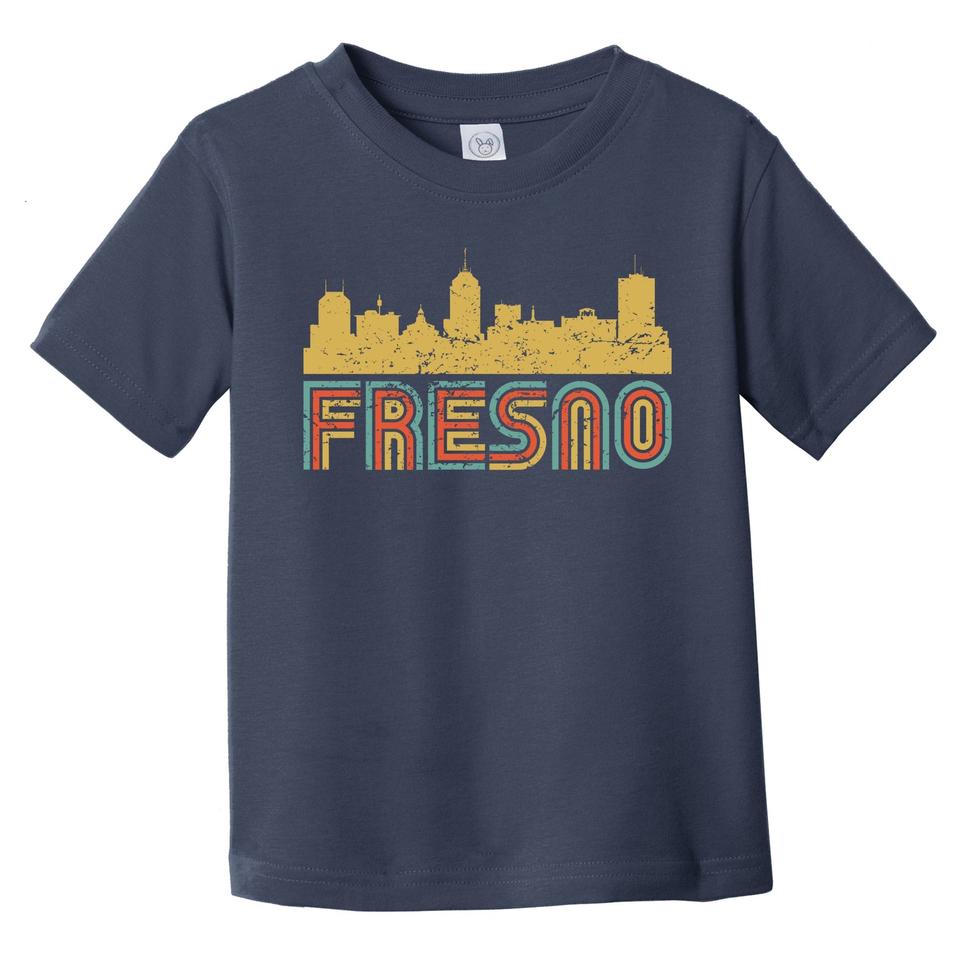 Retro Fresno California Skyline Infant / Toddler T-Shirt