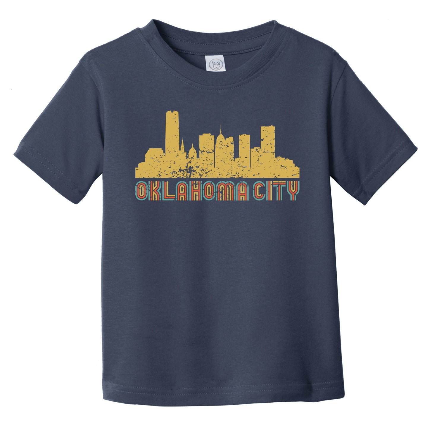 Retro Oklahoma City Oklahoma Skyline Infant / Toddler T-Shirt
