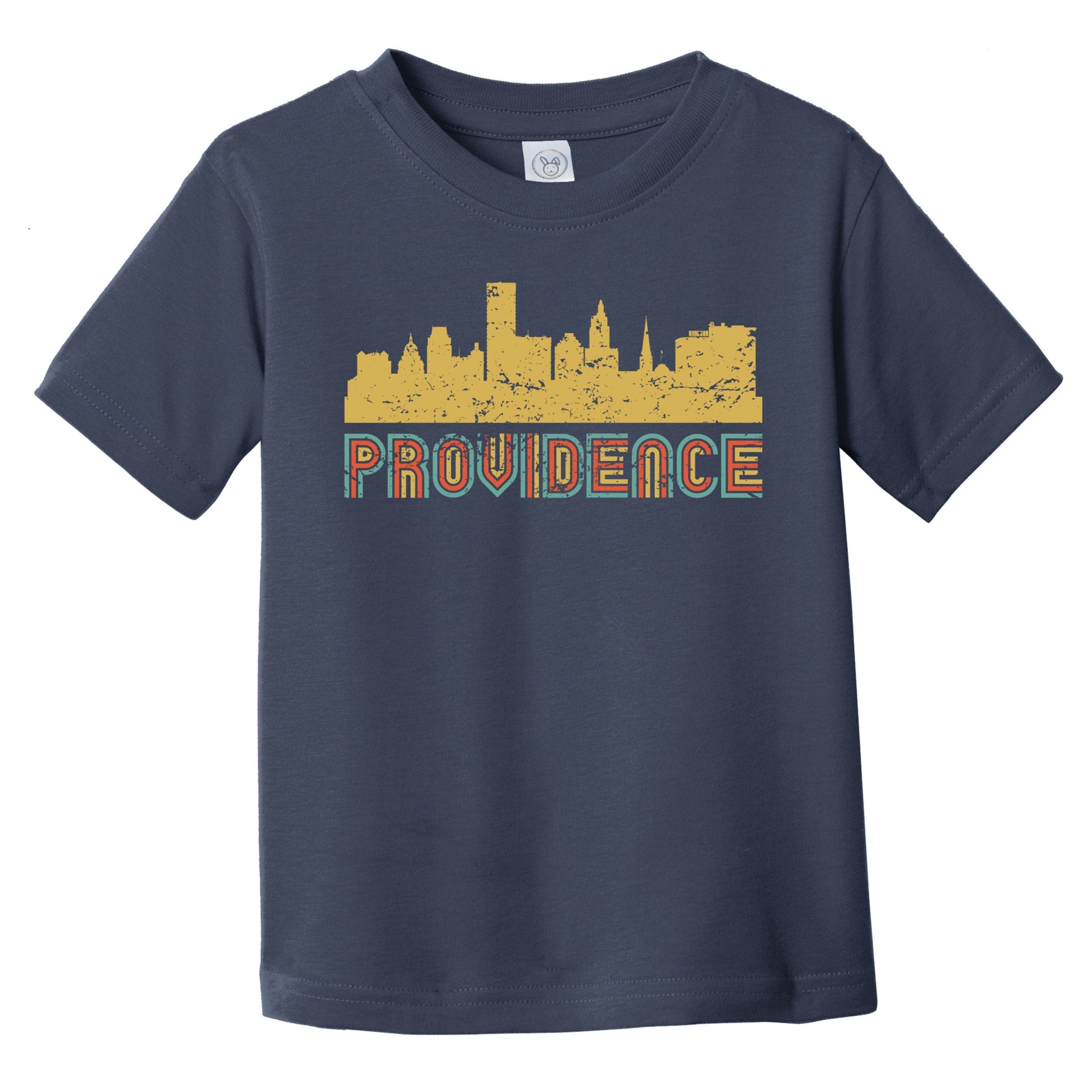 Retro Providence Rhode Island Skyline Infant / Toddler T-Shirt