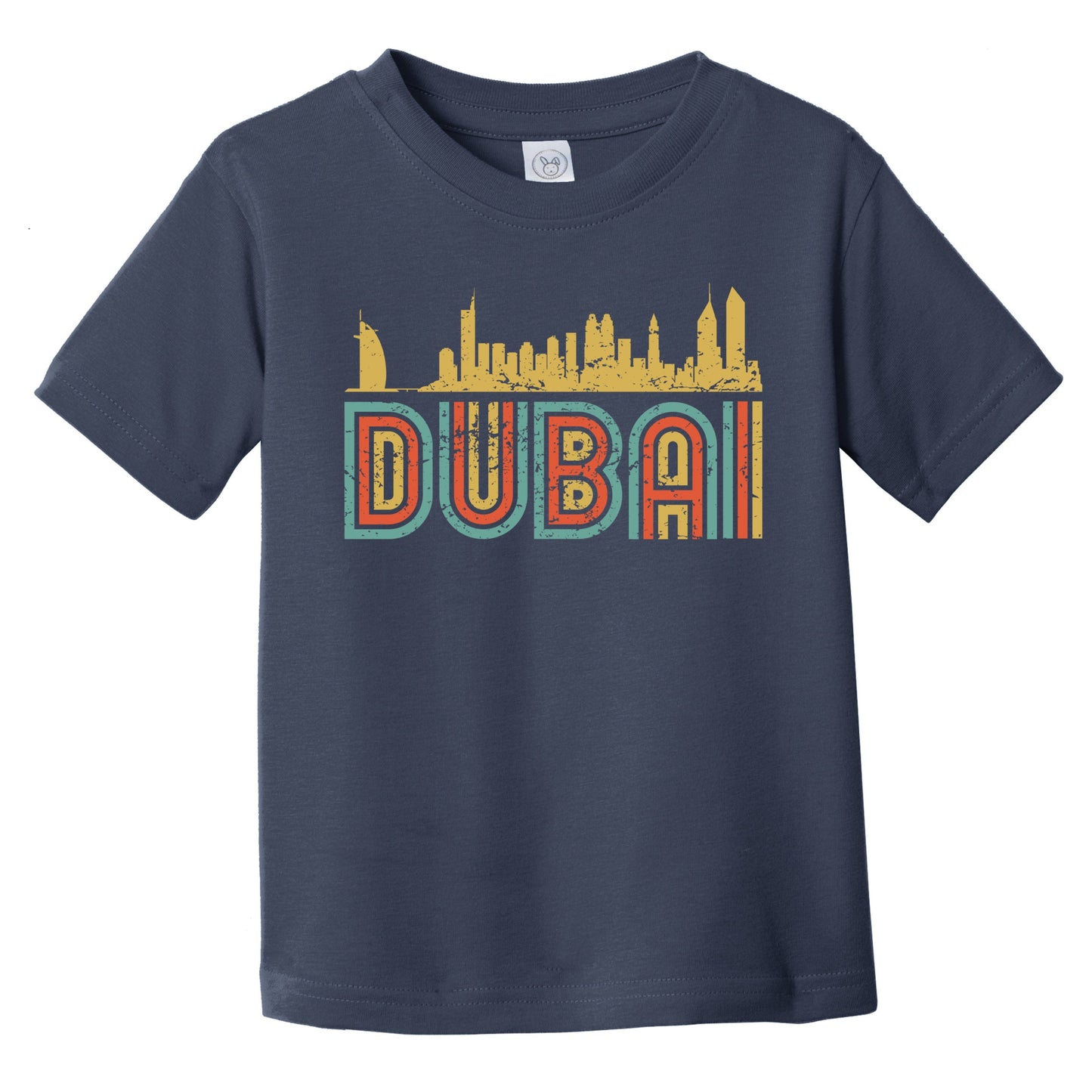 Retro Dubai United Arab Emirates Skyline Infant / Toddler T-Shirt