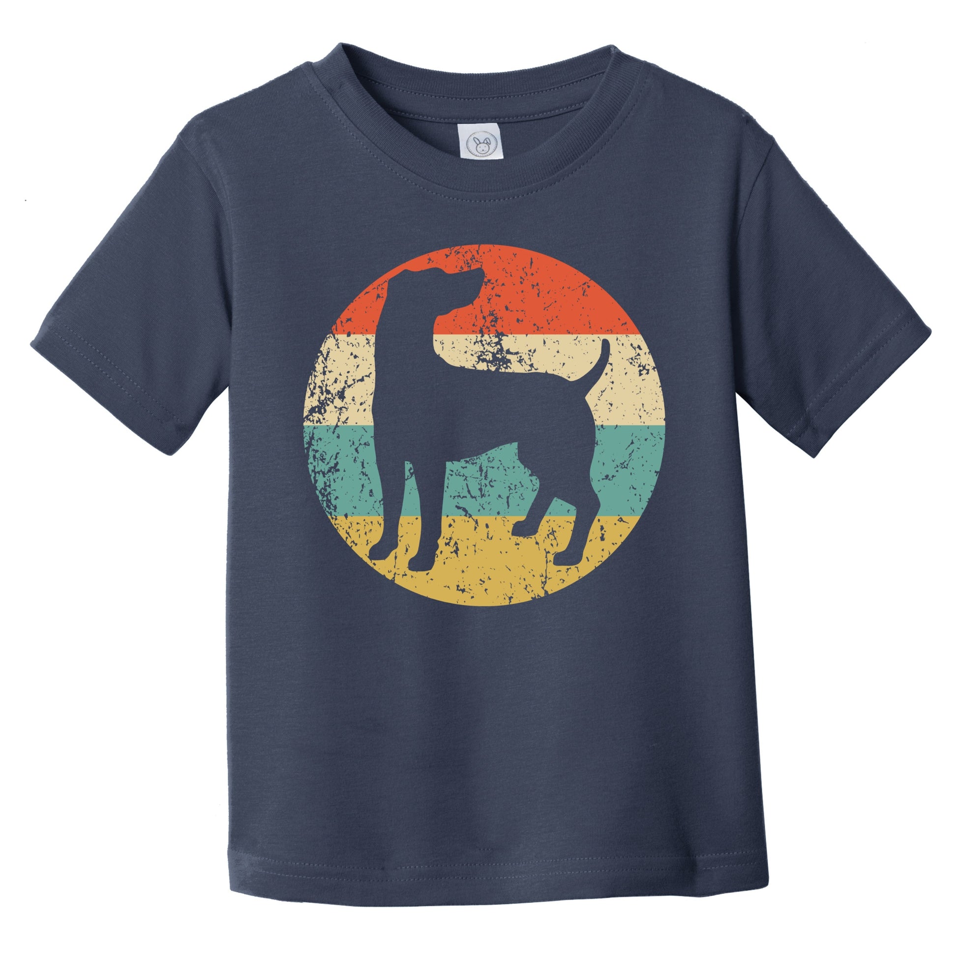 Retro Weimaraner Icon Dog Silhouette Infant Toddler T-Shirt
