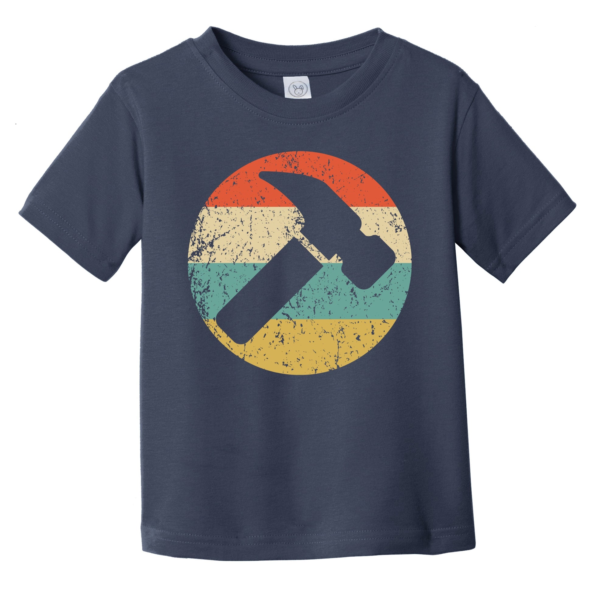 Retro Hammer Icon Carpentry Infant Toddler T-Shirt