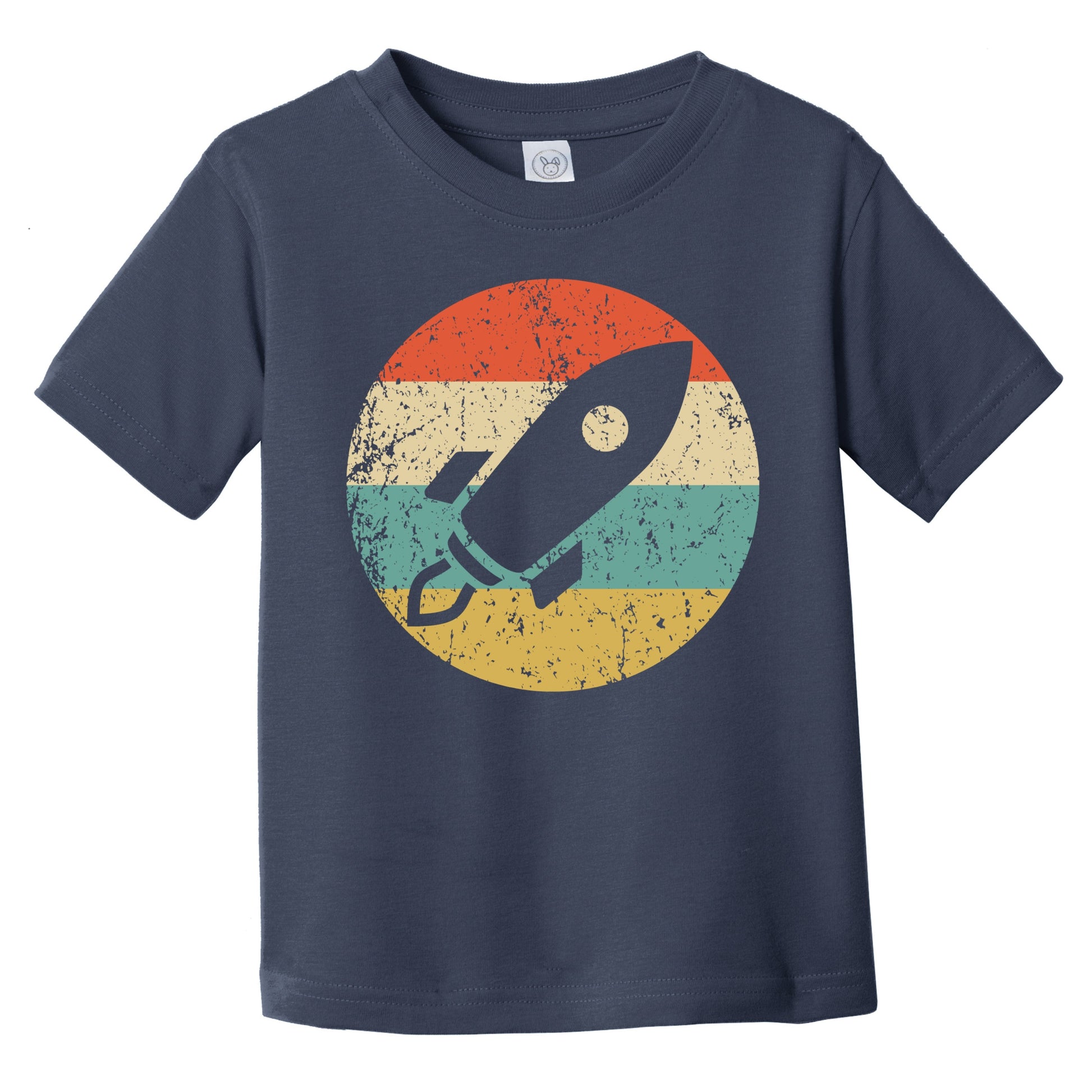 Retro Space Ship Icon Astronaut Infant Toddler T-Shirt