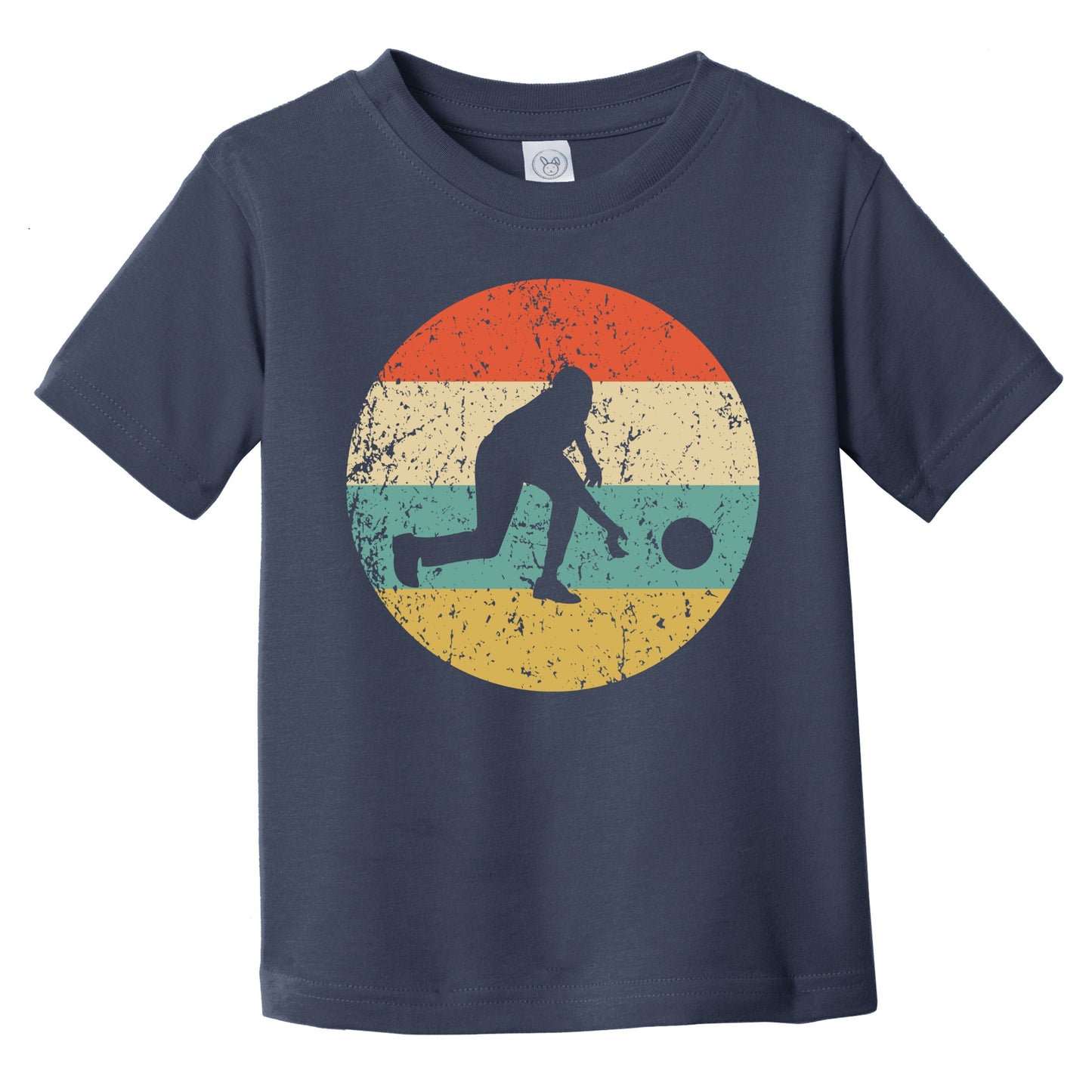 Retro Bowler Icon Bowling Infant Toddler T-Shirt