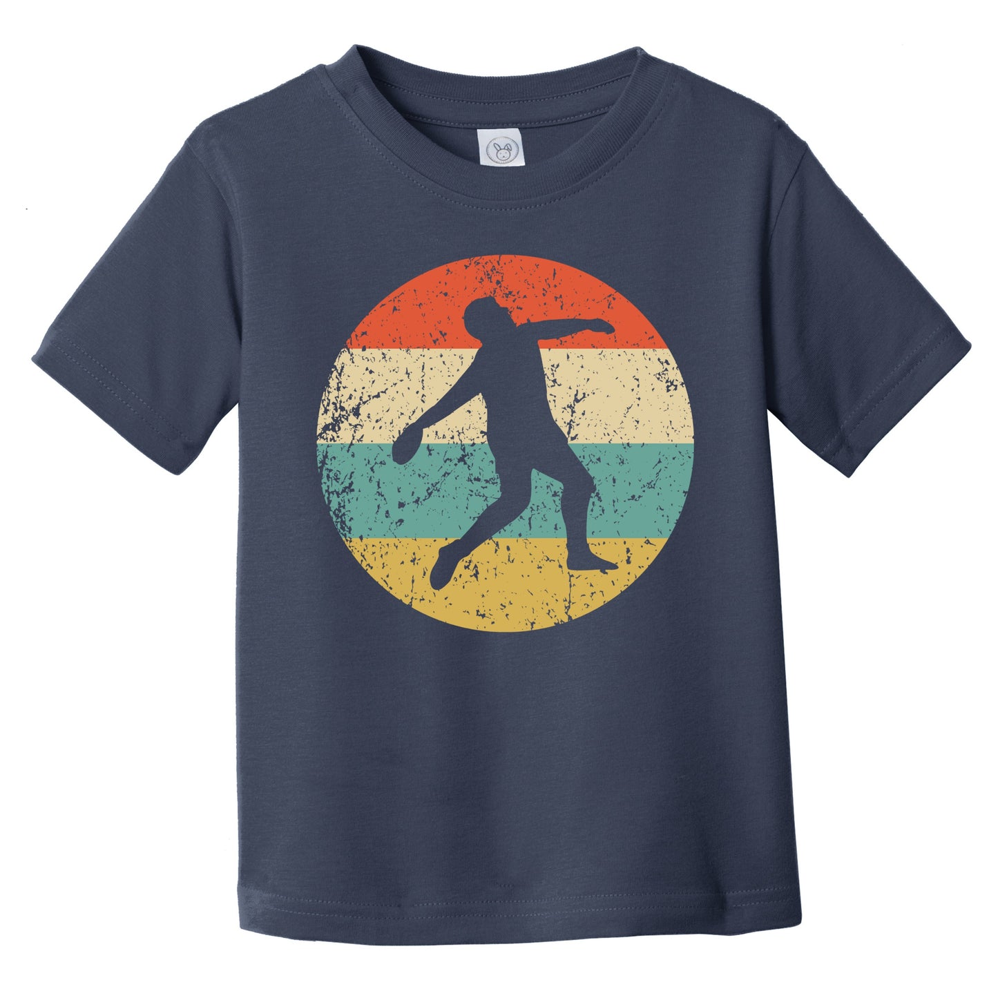 Retro Discus Throw Icon Track and Field Infant / Toddler T-Shirt