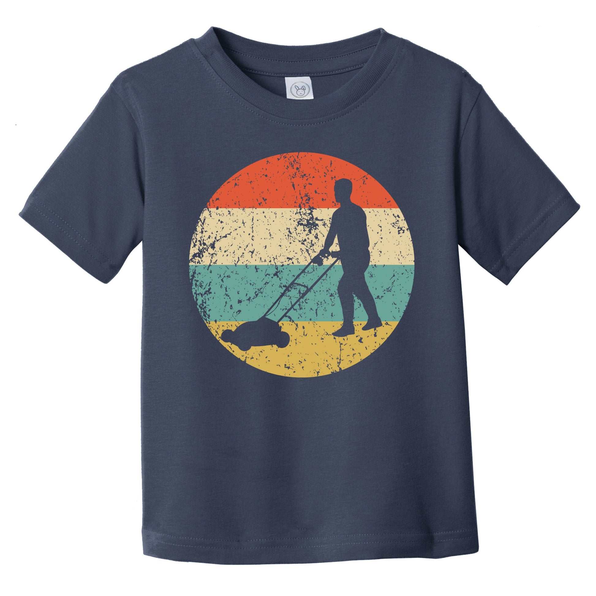 Retro Lawnmower Icon Lawnmowing Infant Toddler T-Shirt