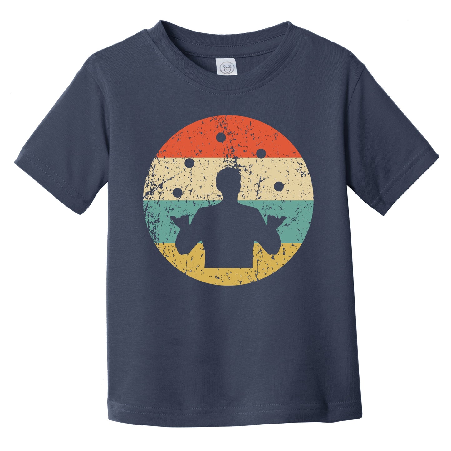 Retro Juggler Icon Juggling Infant Toddler T-Shirt