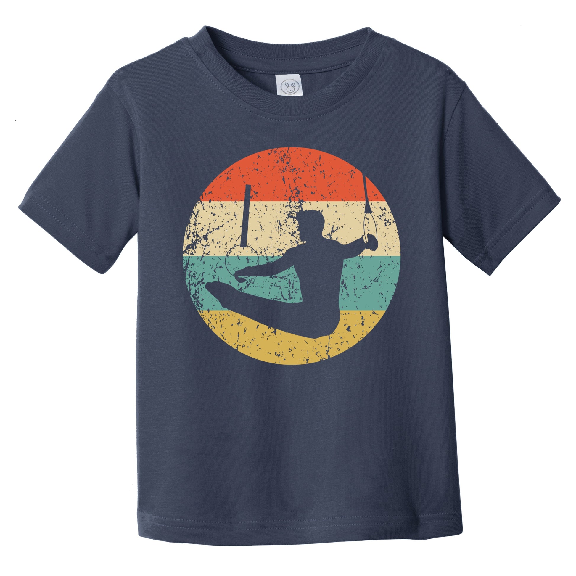 Retro Gymnast Icon Gymnastics Infant Toddler T-Shirt