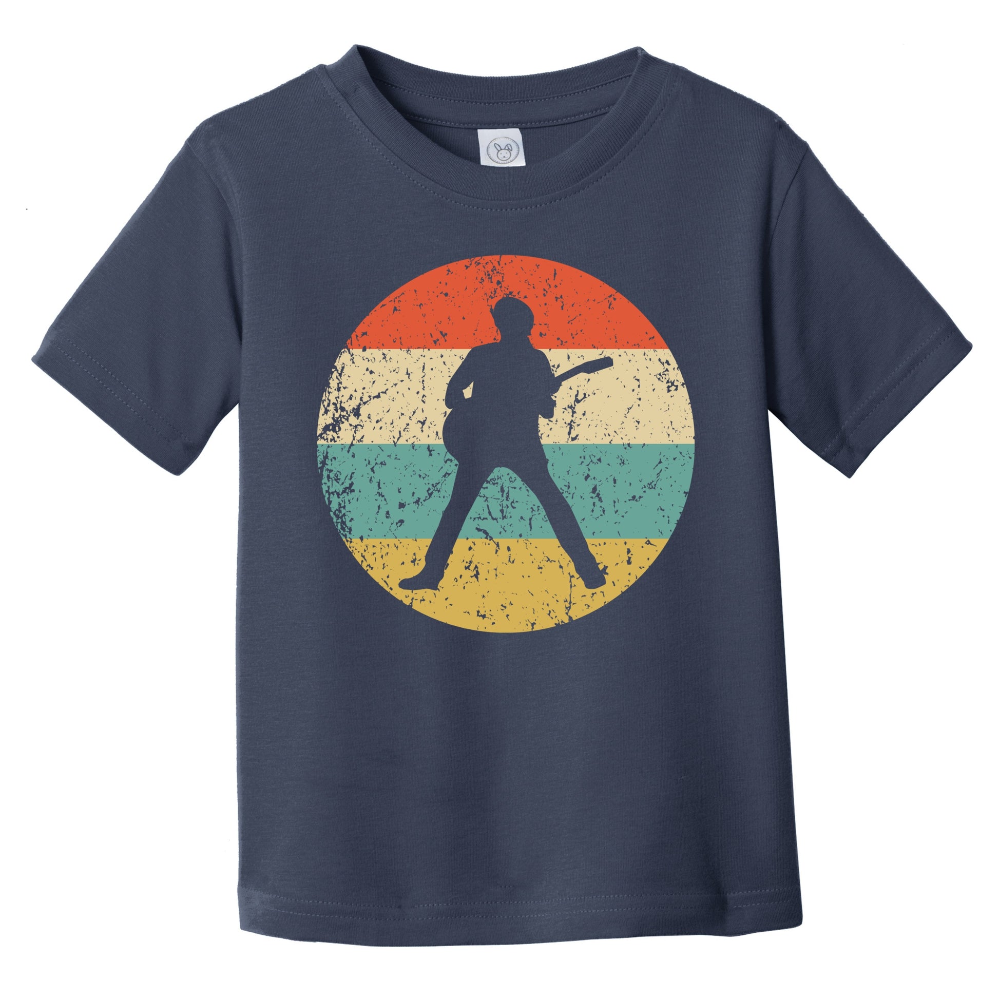 Retro Guitarist Icon Guitar Infant Toddler T-Shirt