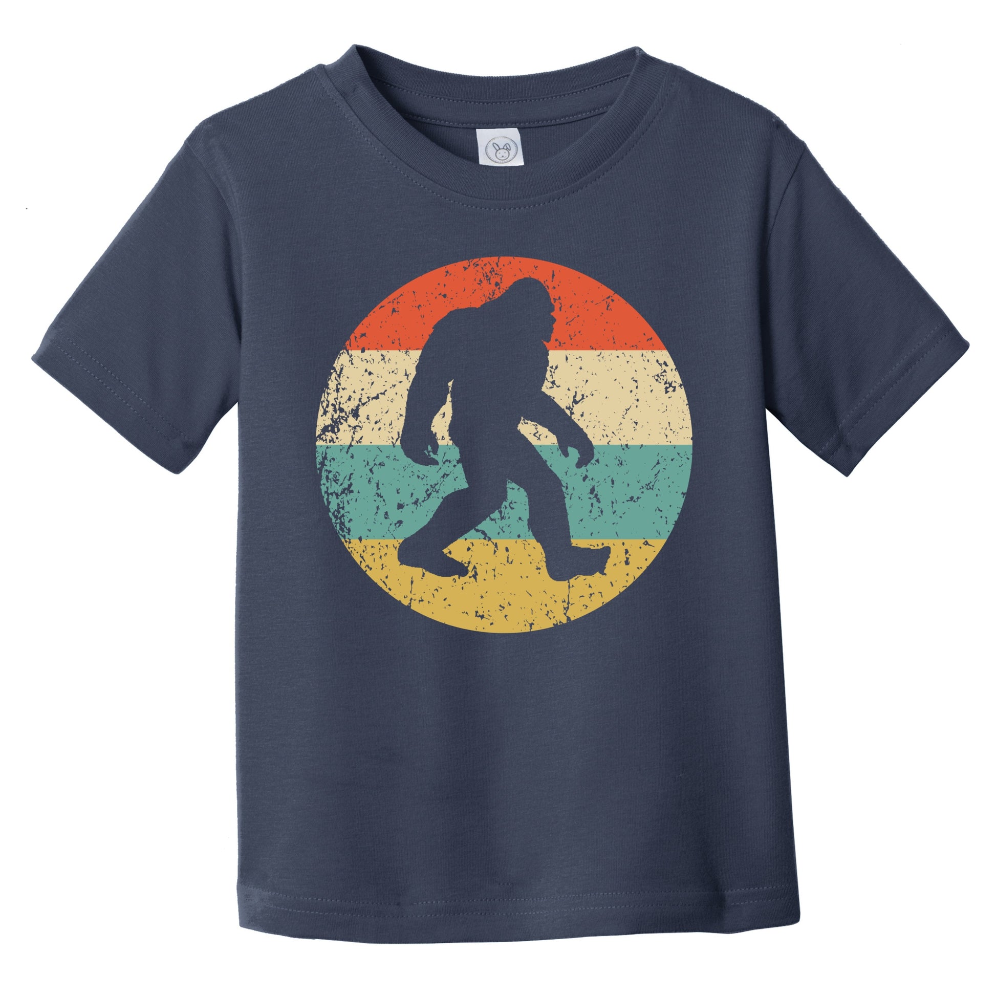 Retro Bigfoot Icon Sasquatch Infant Toddler T-Shirt