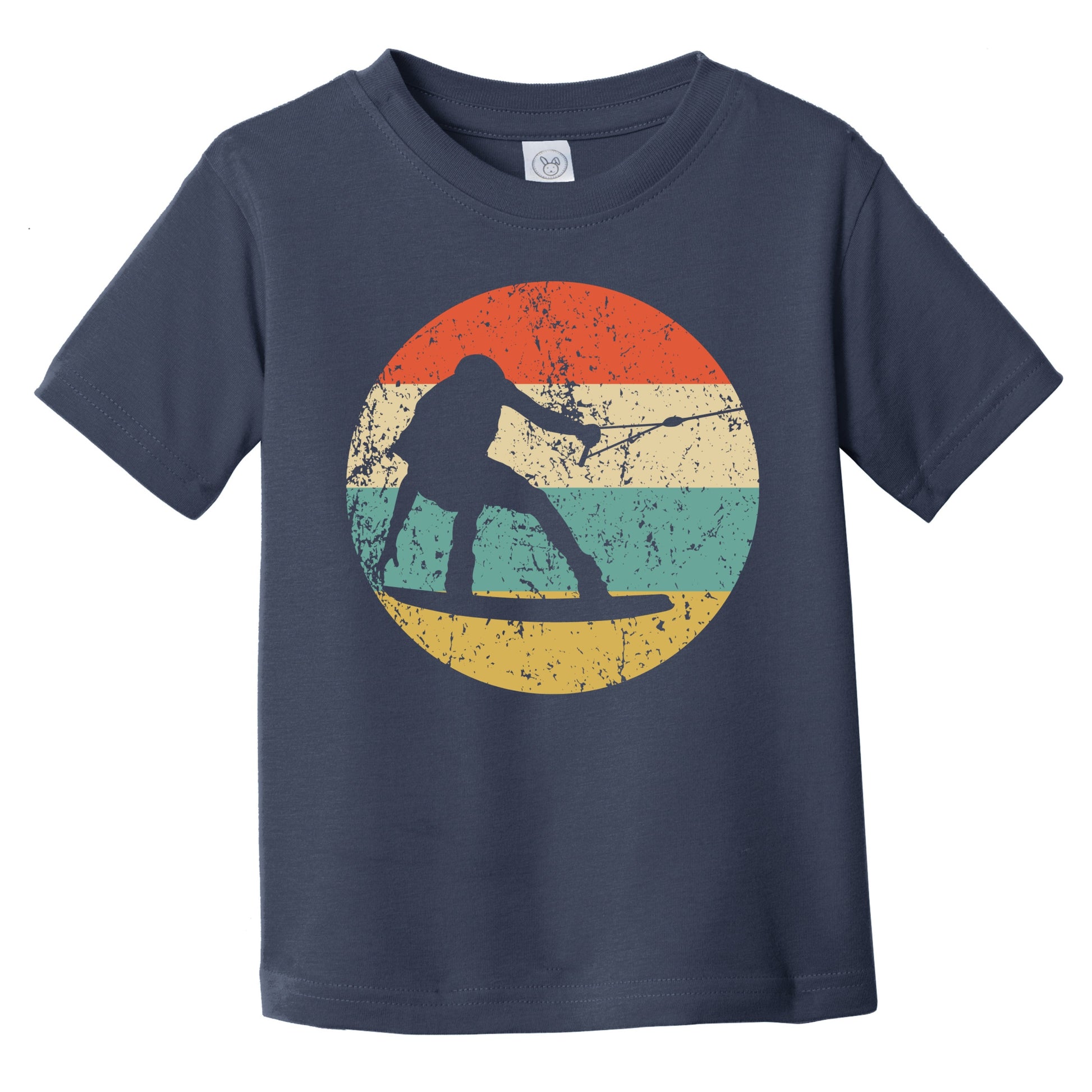 Retro Wakeboarder Icon Wakeboarding Infant Toddler T-Shirt