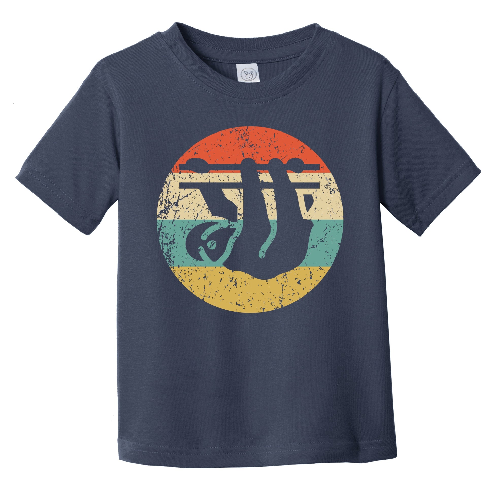 Retro Sloth Icon Animal Infant Toddler T-Shirt