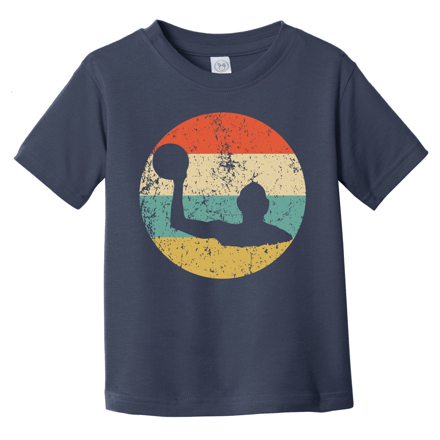 Retro Water Polo Player Icon Water Polo Infant Toddler T-Shirt