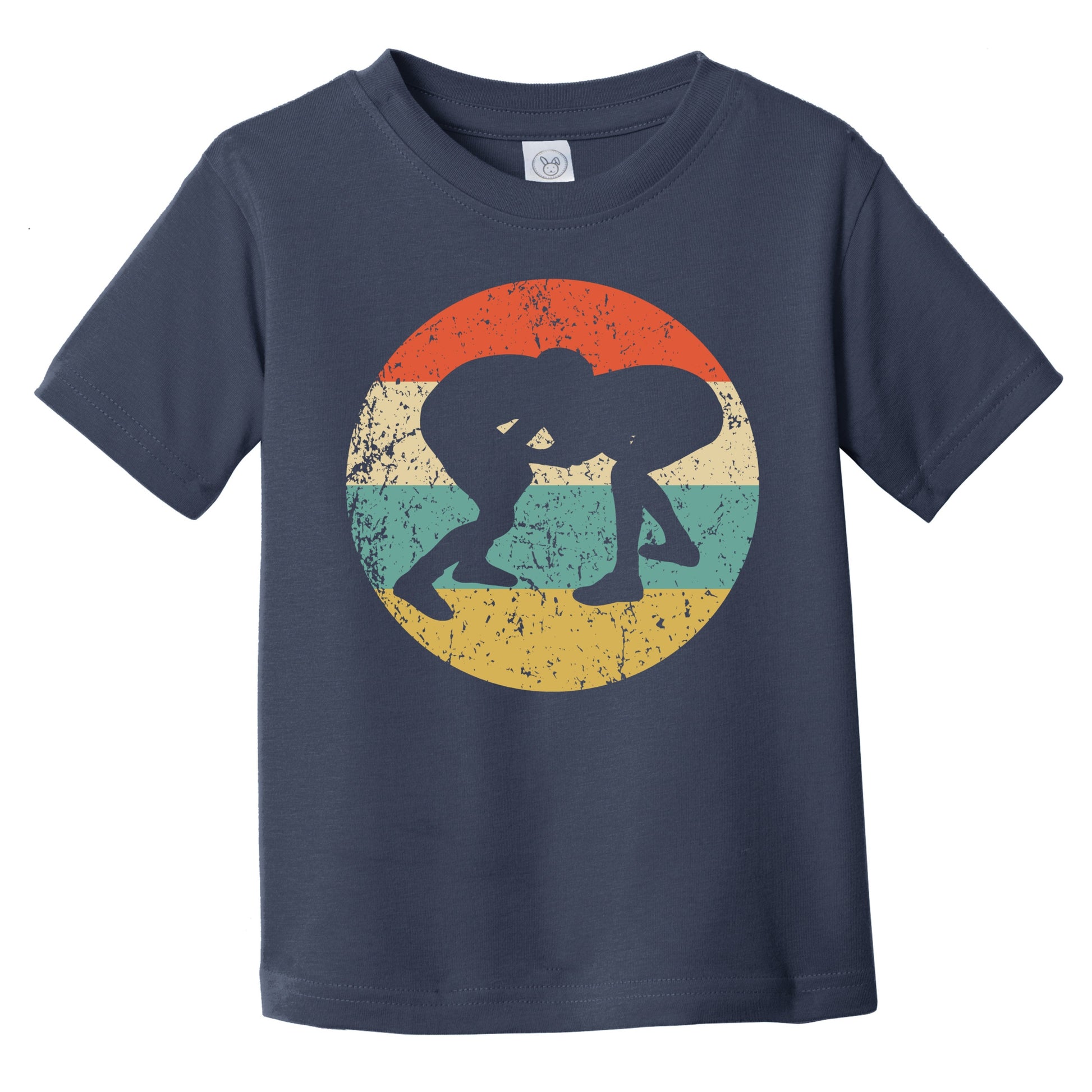 Retro Wrestlers Icon Wrestling Infant Toddler T-Shirt