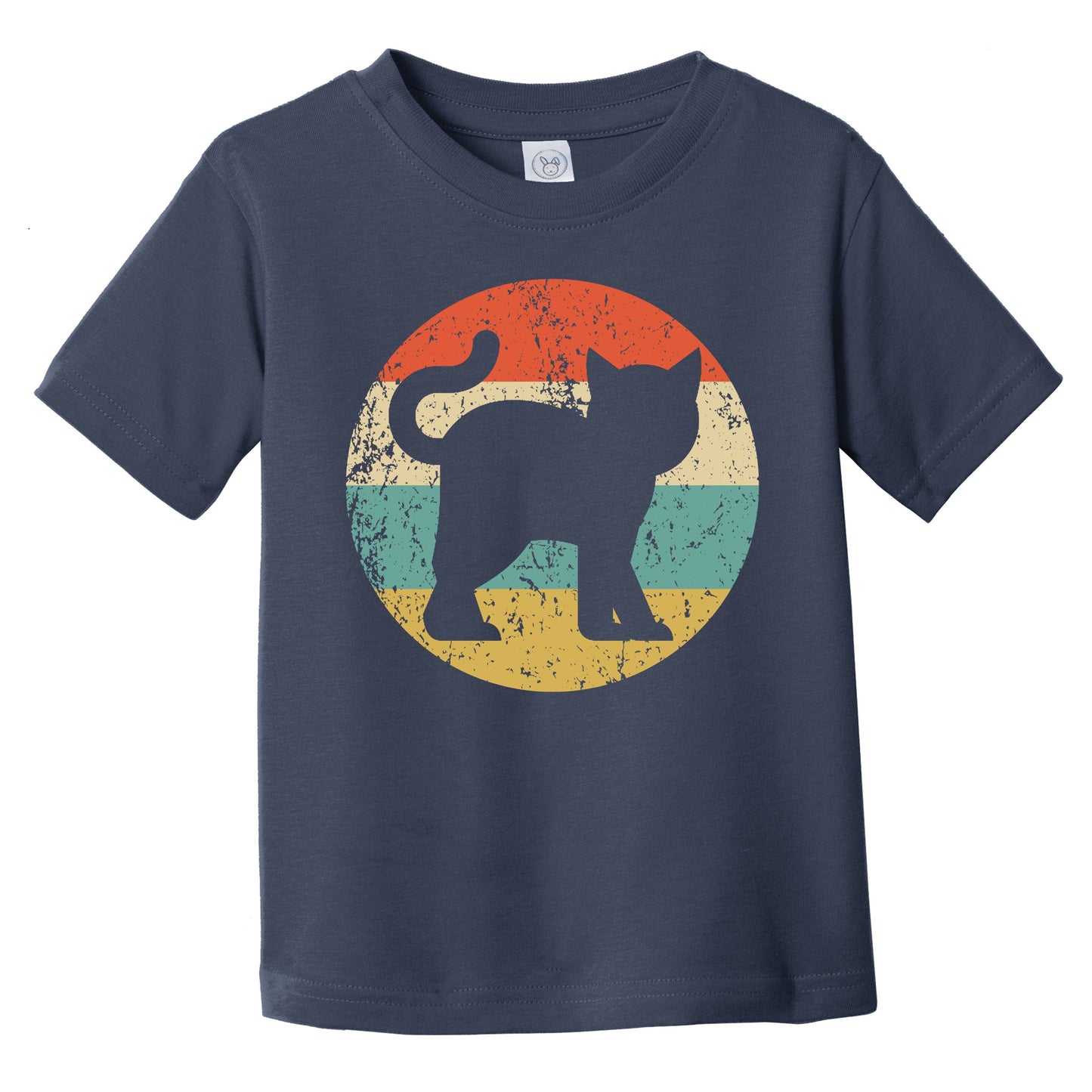 Cat Lover Retro Kitten Icon Infant Toddler T-Shirt