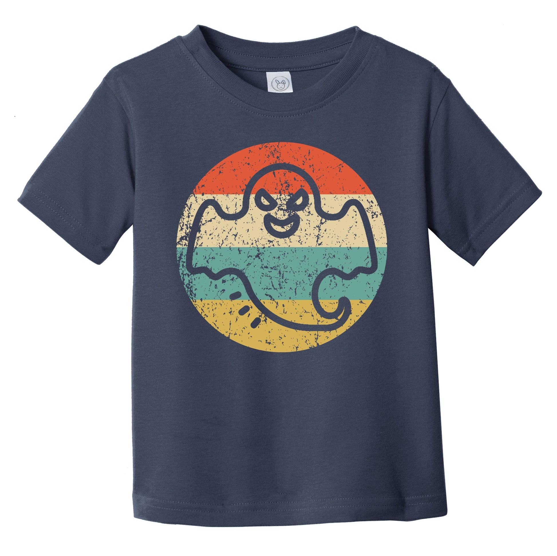 Halloween Retro Ghost Icon Infant Toddler T-Shirt