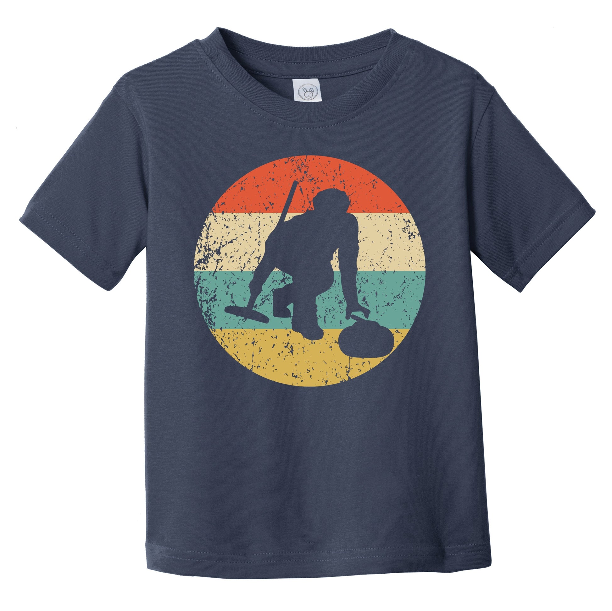 Retro Curling 1960's 1970's Vintage Style Curler Infant Toddler T-Shirt