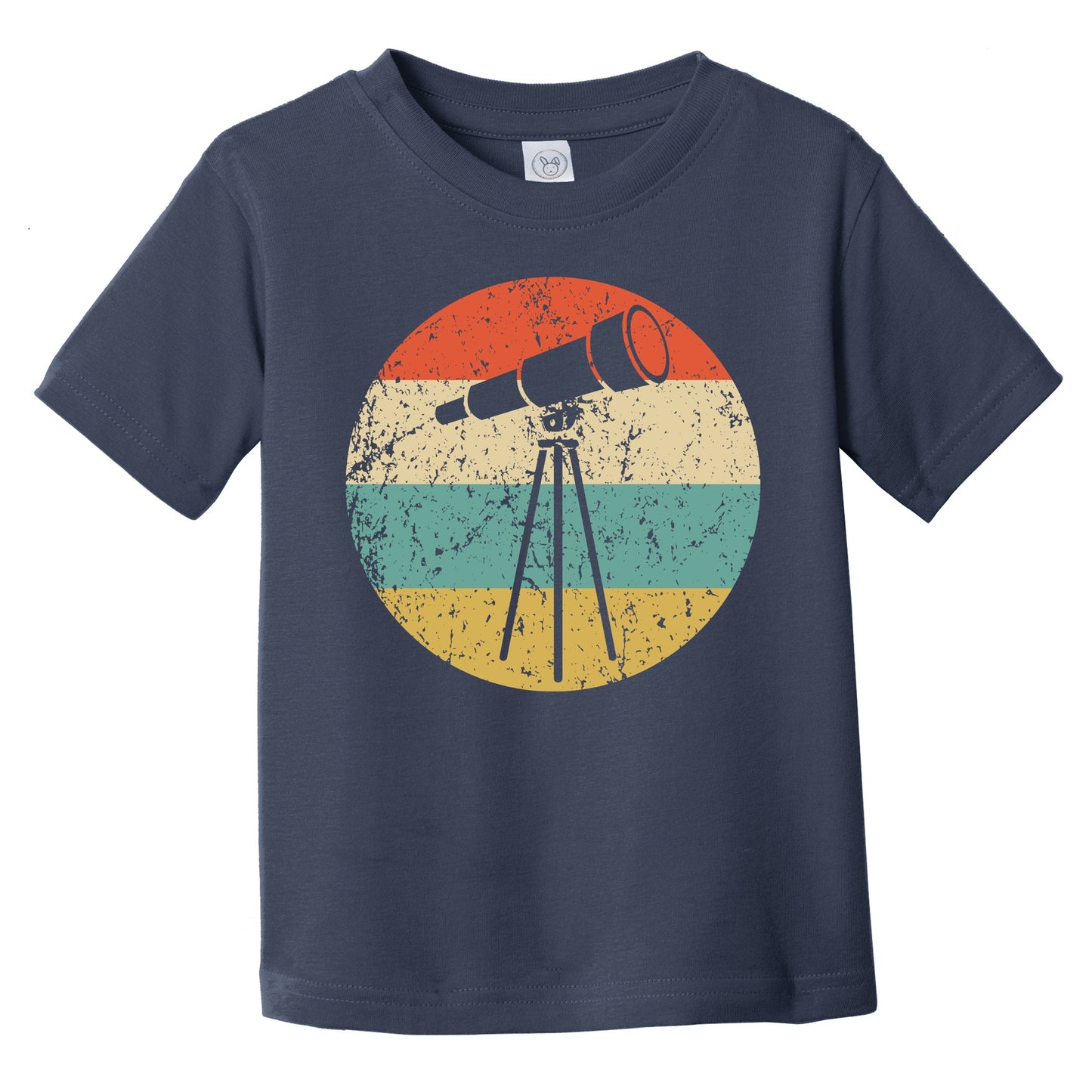 Space Science Telescope Retro Astronomy Astronomer Infant Toddler T-Shirt