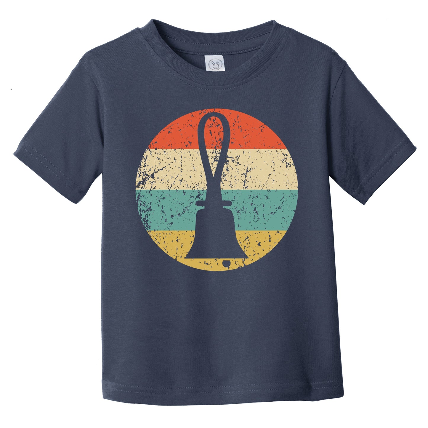 Bells Silhouette Retro Music Musician Musical Instrument Infant Toddler T-Shirt