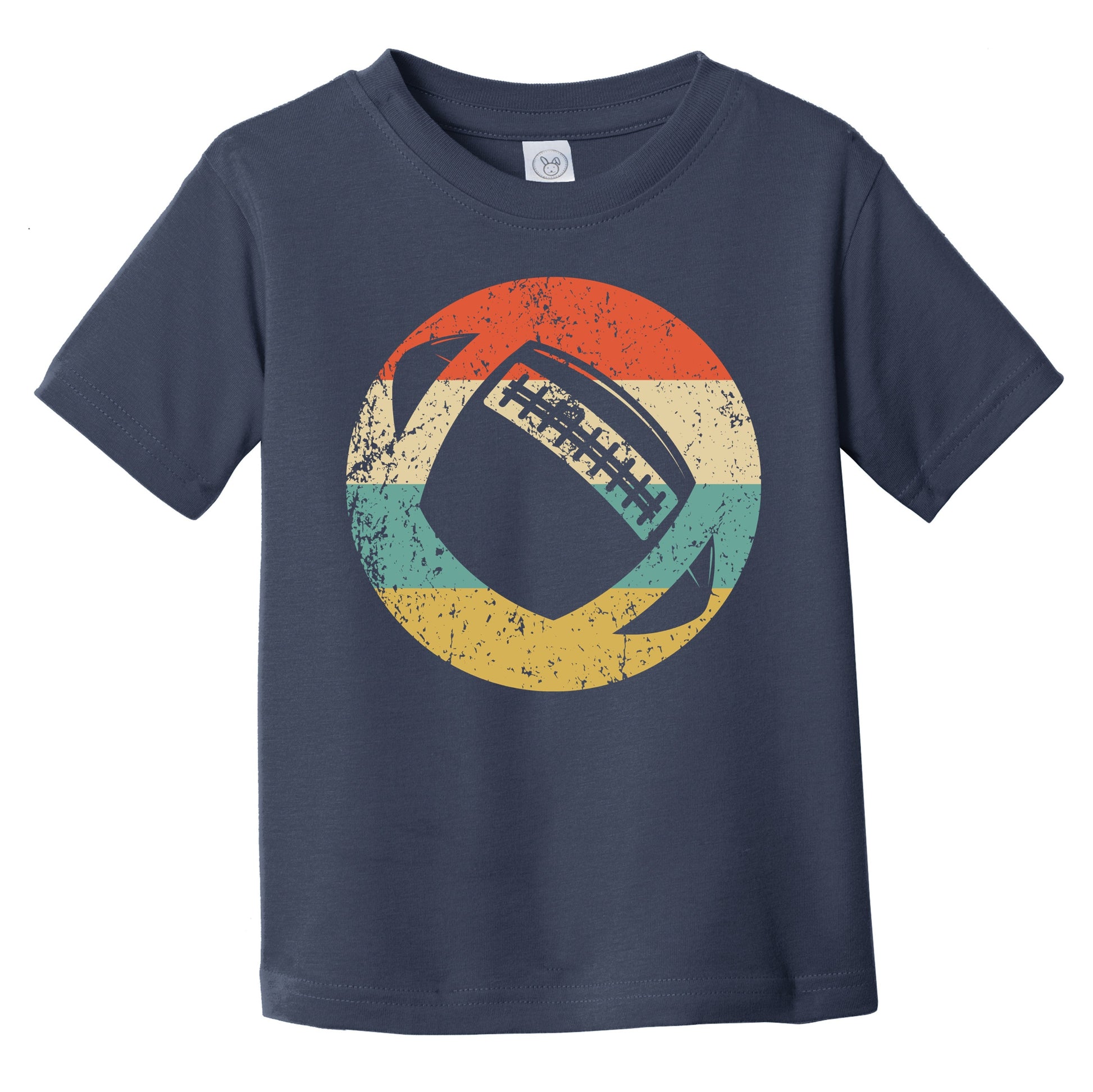 Football Silhouette Retro Sports Infant Toddler T-Shirt
