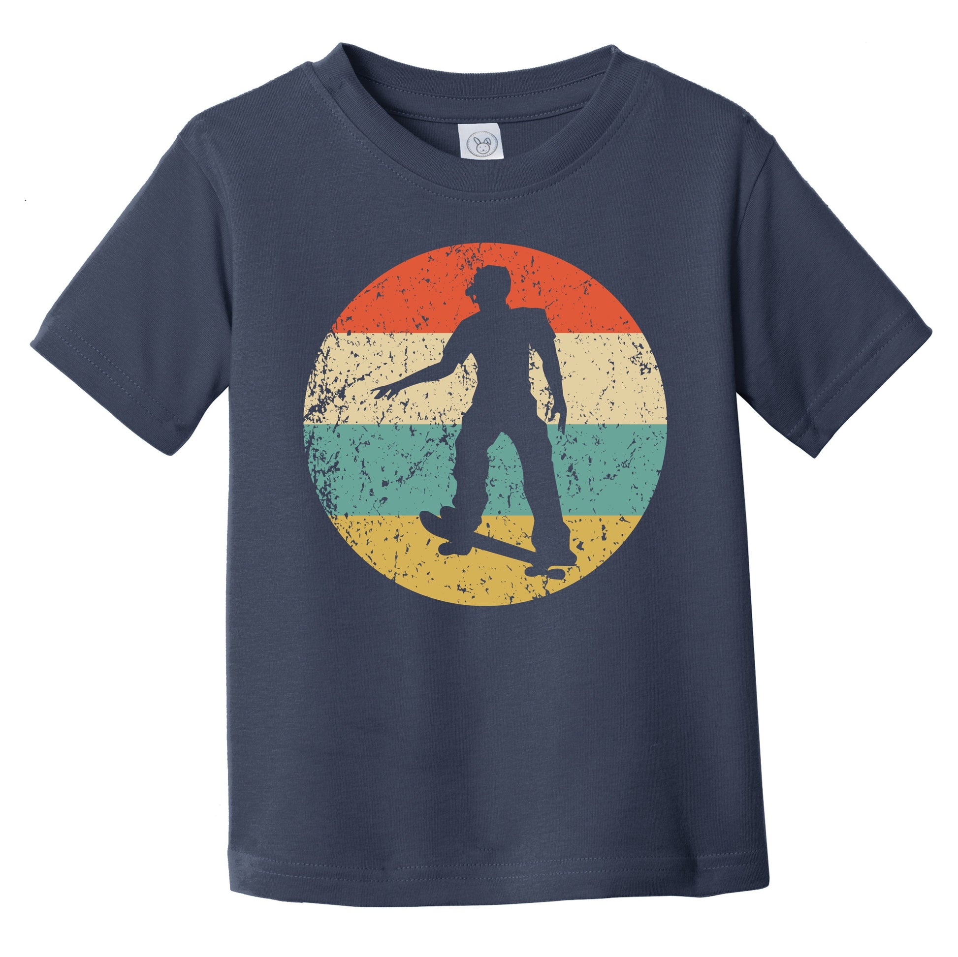 Skateboarder Skateboarding Skater Retro Skateboard Infant Toddler T-Shirt