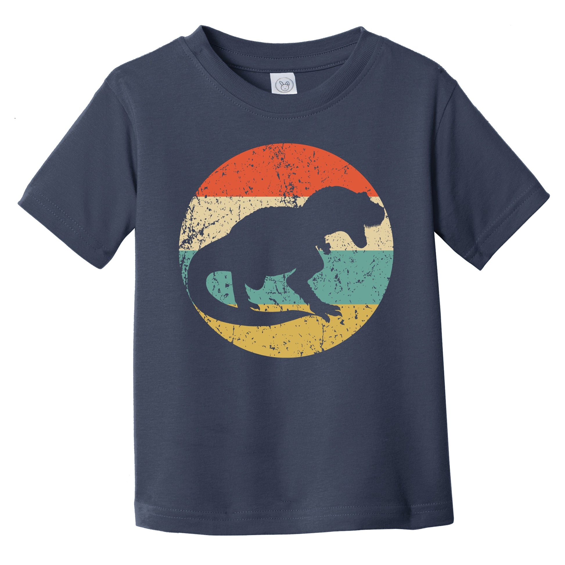 Tyrannosaurus Rex T Rex Silhouette Retro Dinosaur Infant Toddler T-Shirt