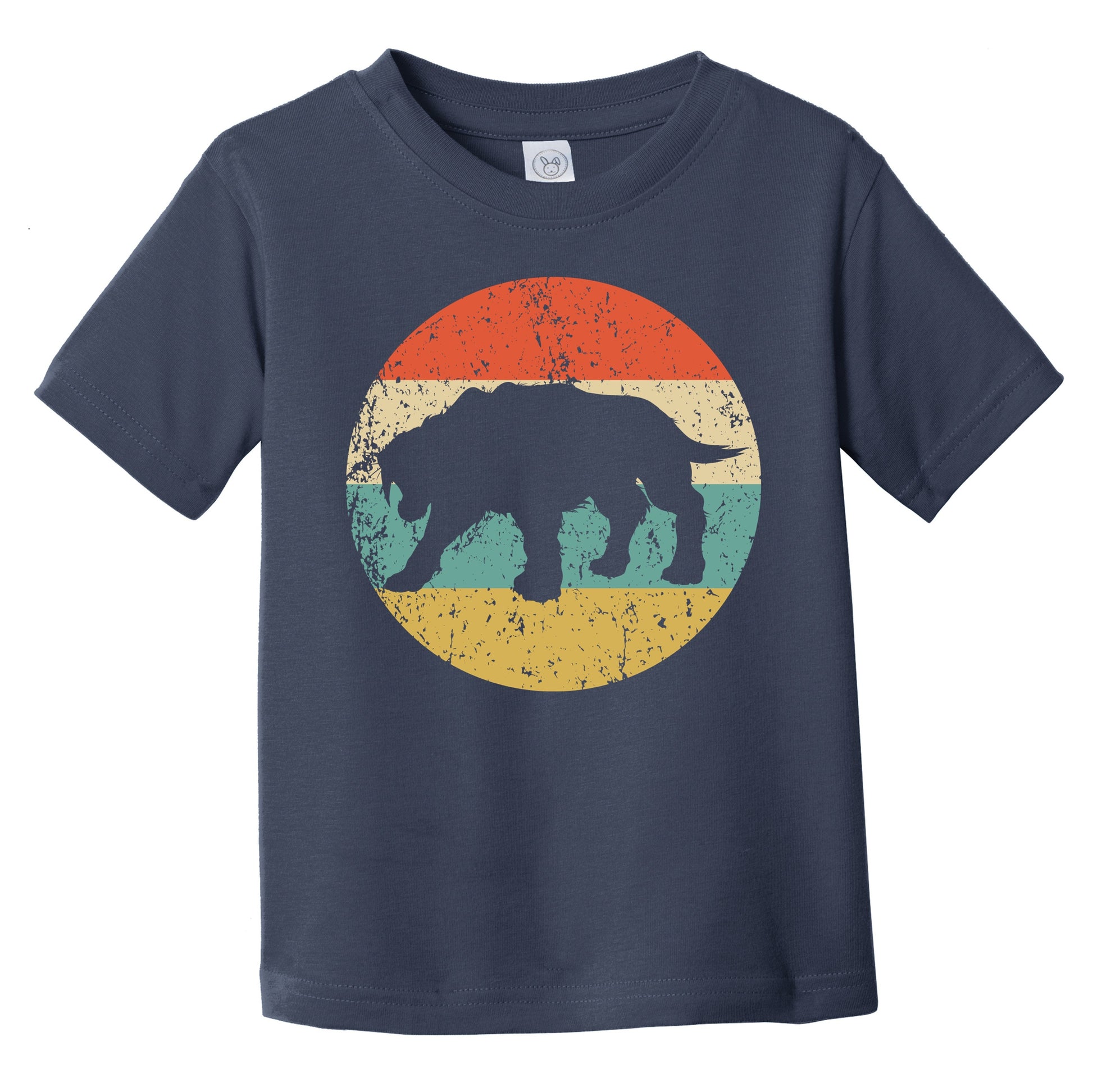 Saber-Toothed Tiger Smilodon Retro Prehistoric Cat Infant Toddler T-Shirt