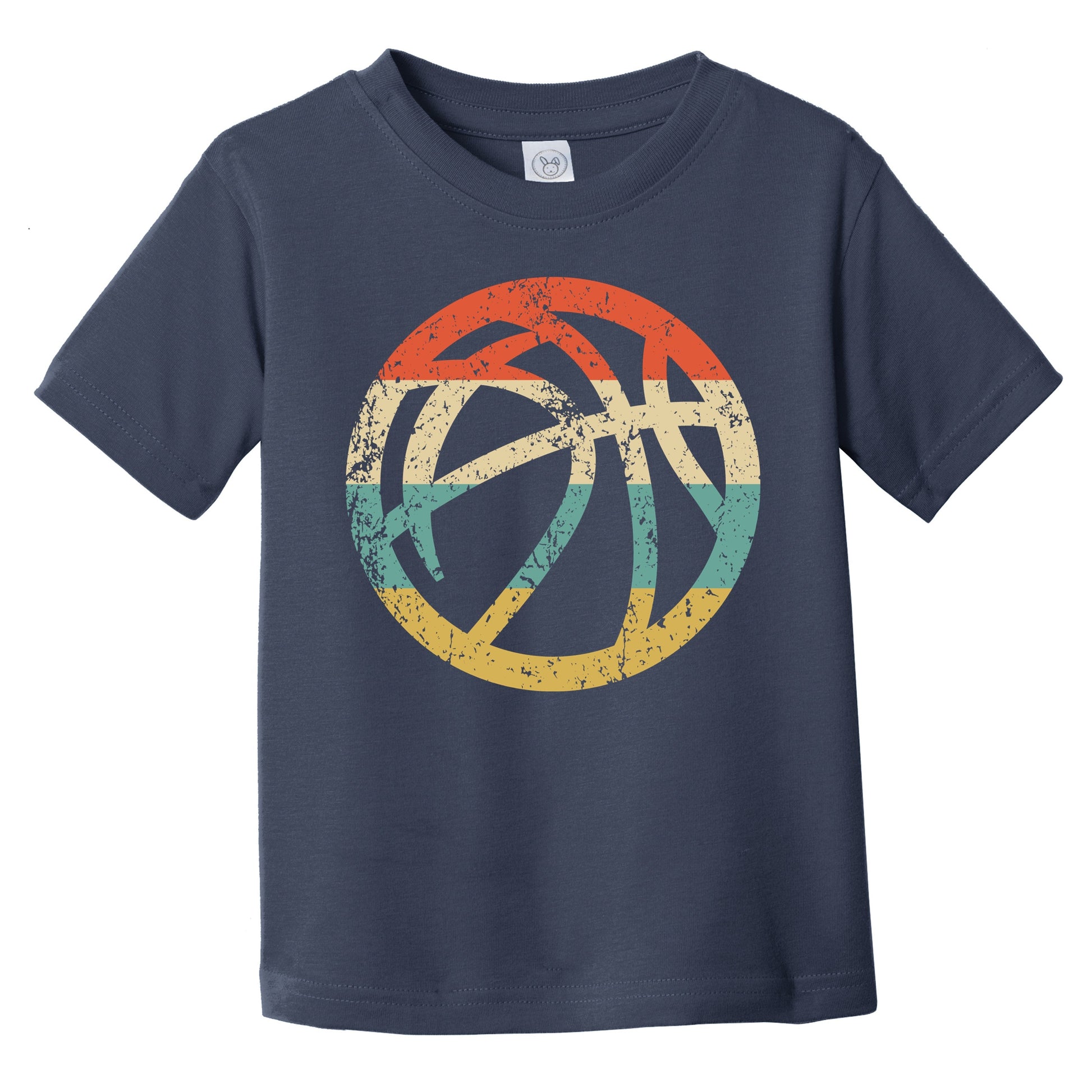 Basketball Icon Retro Basketball Infant Toddler T-Shirt