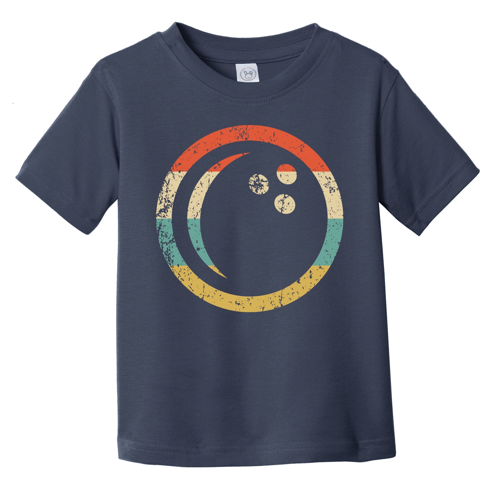 Bowling Ball Icon Retro Bowling Infant Toddler T-Shirt
