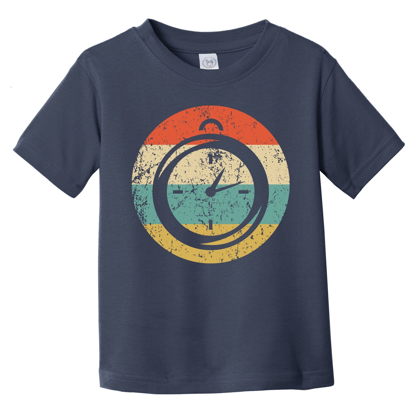 Stopwatch Icon Retro Track and Field Coach Infant Toddler T-Shirt