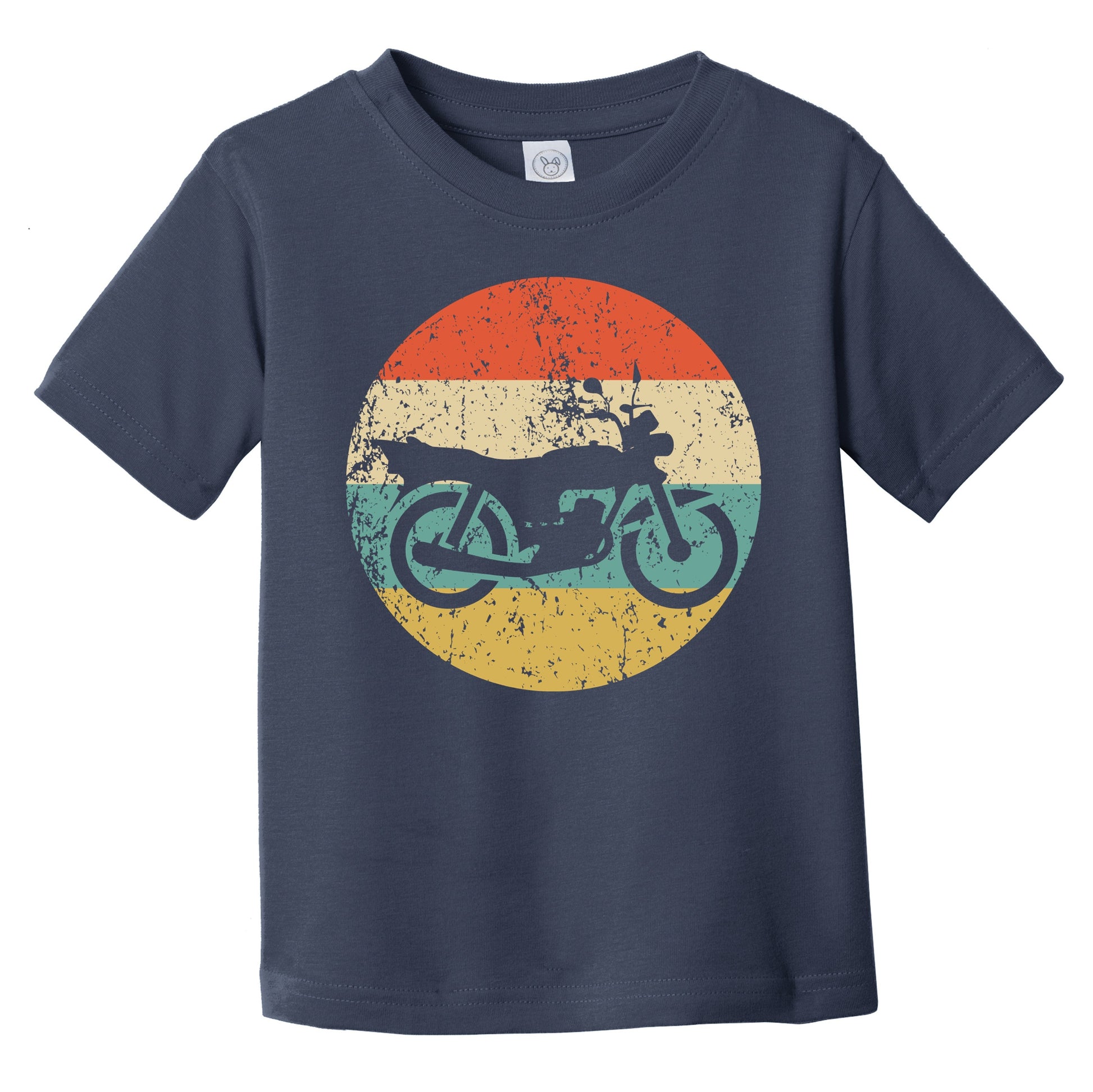 Motorcycle Bike Icon Retro Biker Infant Toddler T-Shirt