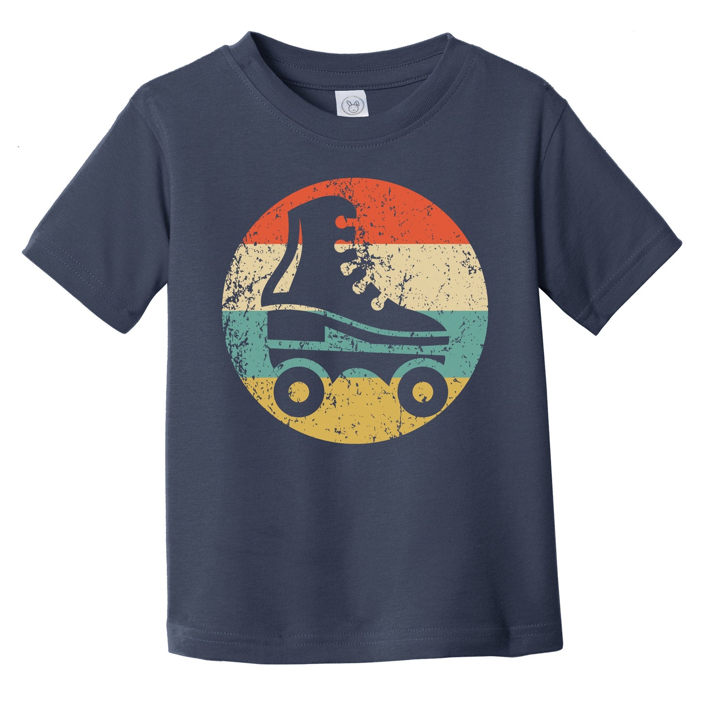 Roller Skate Icon Retro Roller Derby Infant Toddler T-Shirt