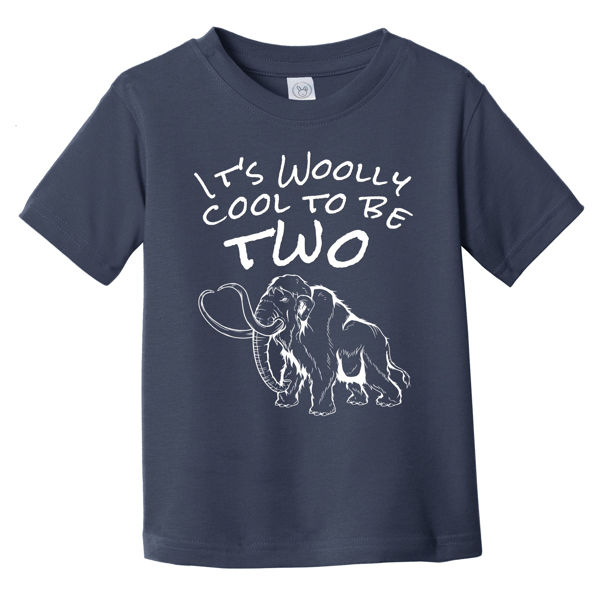 It's Woolly Cool To Be Two Funny Woolly Mammoth 2nd Birthday T-Shirt