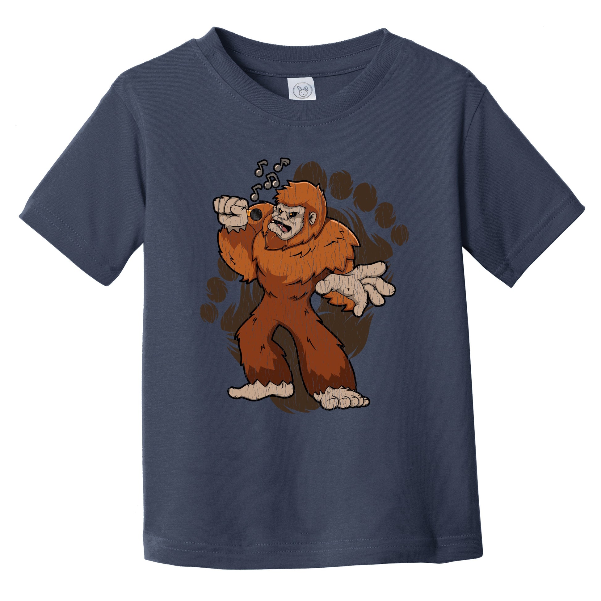 Toddler Bigfoot Karaoke Shirt - Sasquatch Singing Infant Toddler T-Shirt