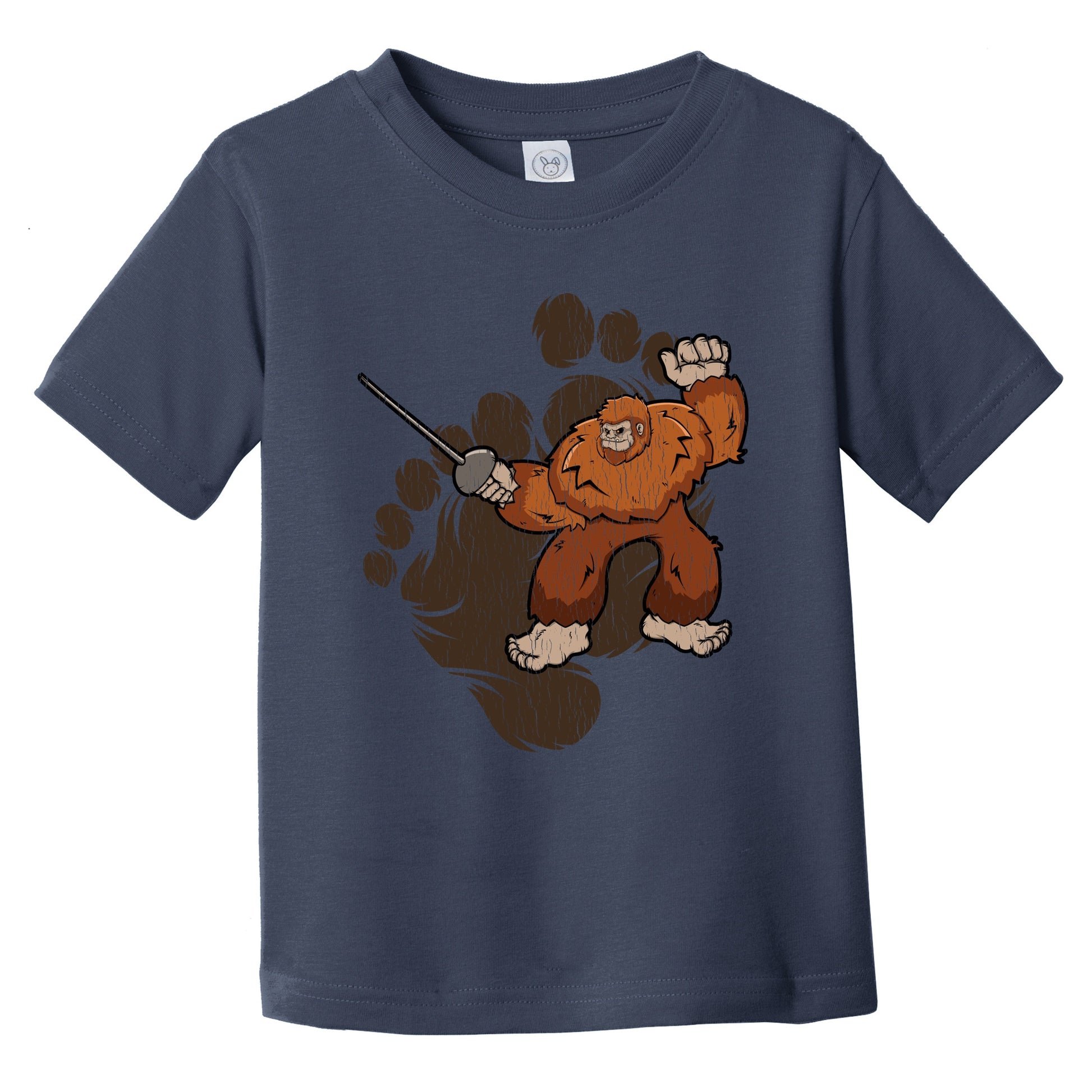 Toddler Bigfoot Fencing Shirt - Sasquatch Fencing Infant Toddler T-Shirt