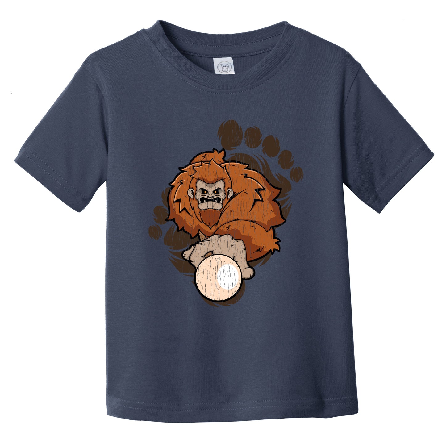 Toddler Bigfoot Billiards Shirt - Sasquatch Playing Pool Infant Toddler T-Shirt